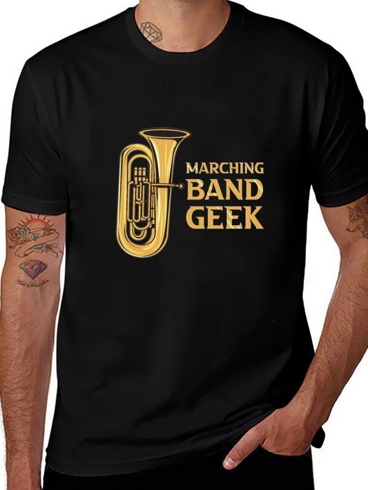 Marching Band Geek Tuba T-Shirt
