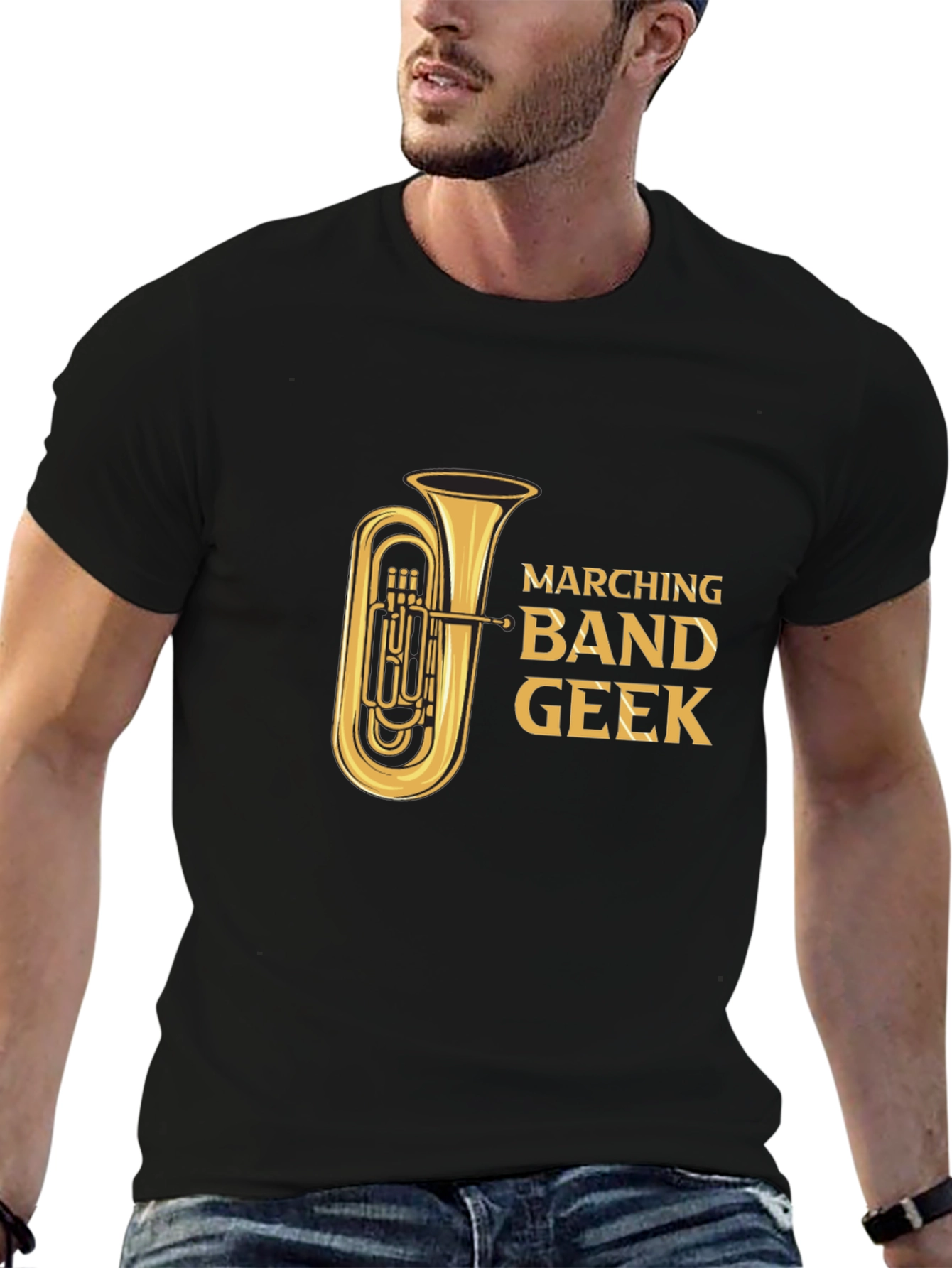 Marching Band Geek Tuba T-Shirt