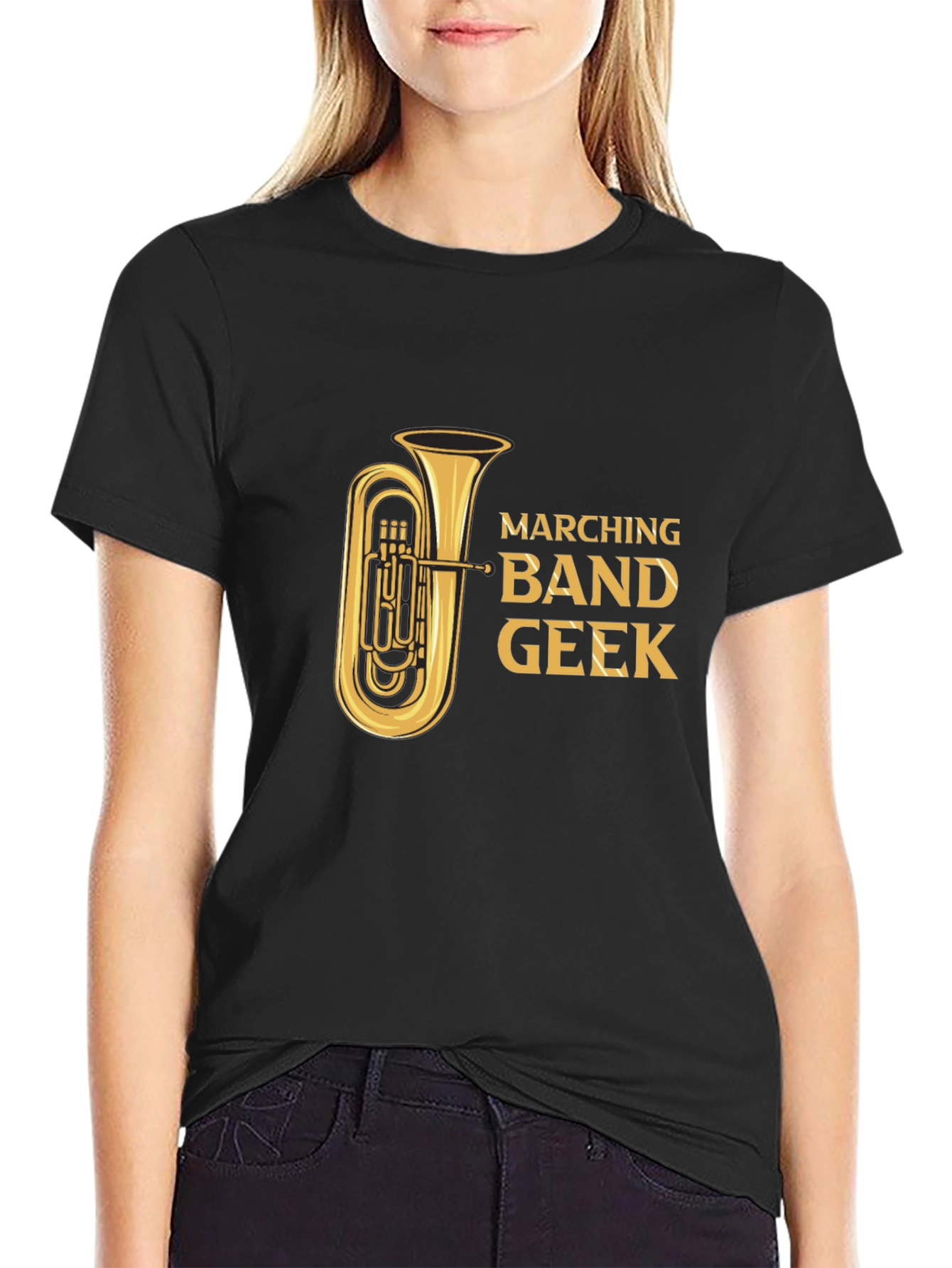 Marching Band Geek Tuba T-Shirt