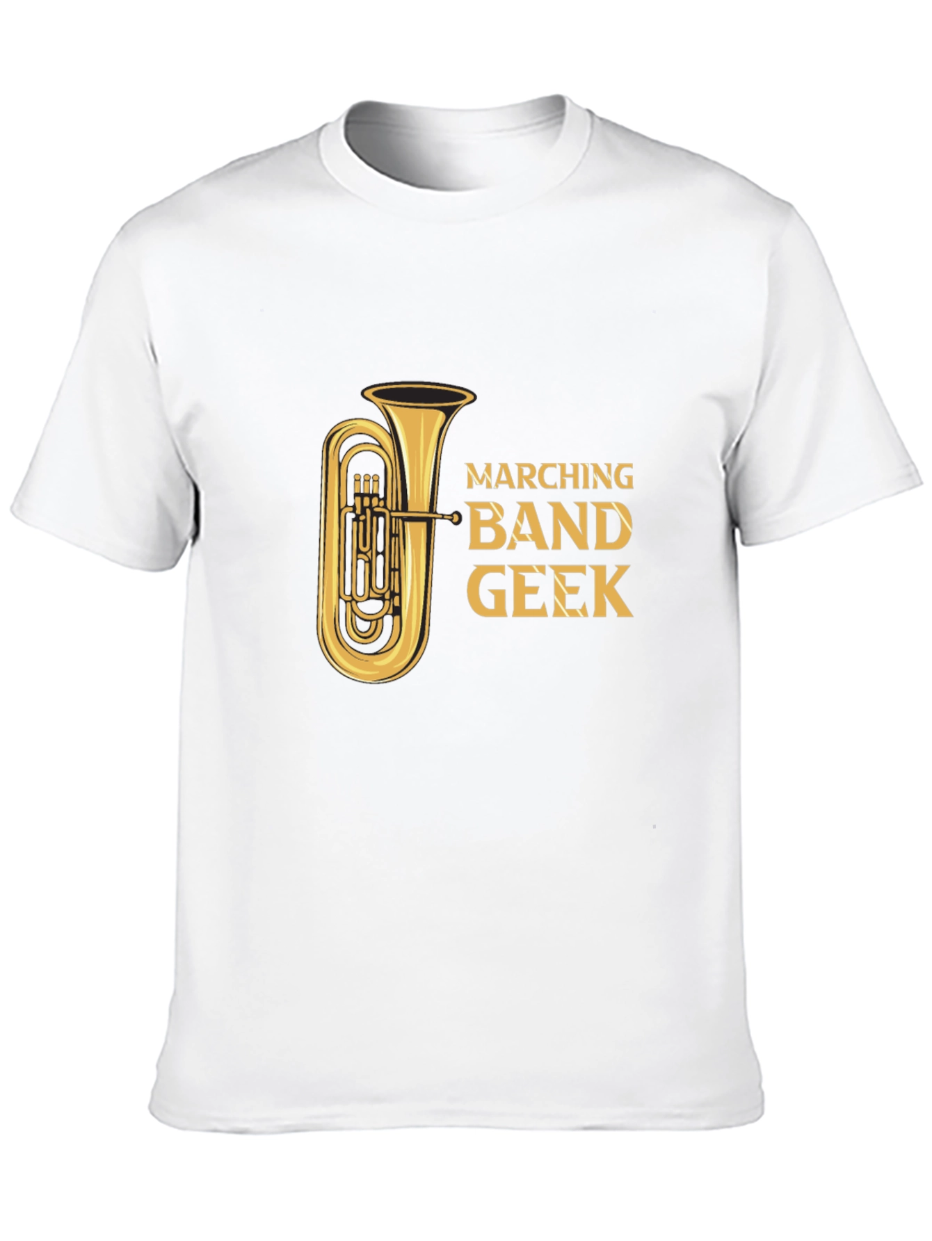 Marching Band Geek Tuba T-Shirt