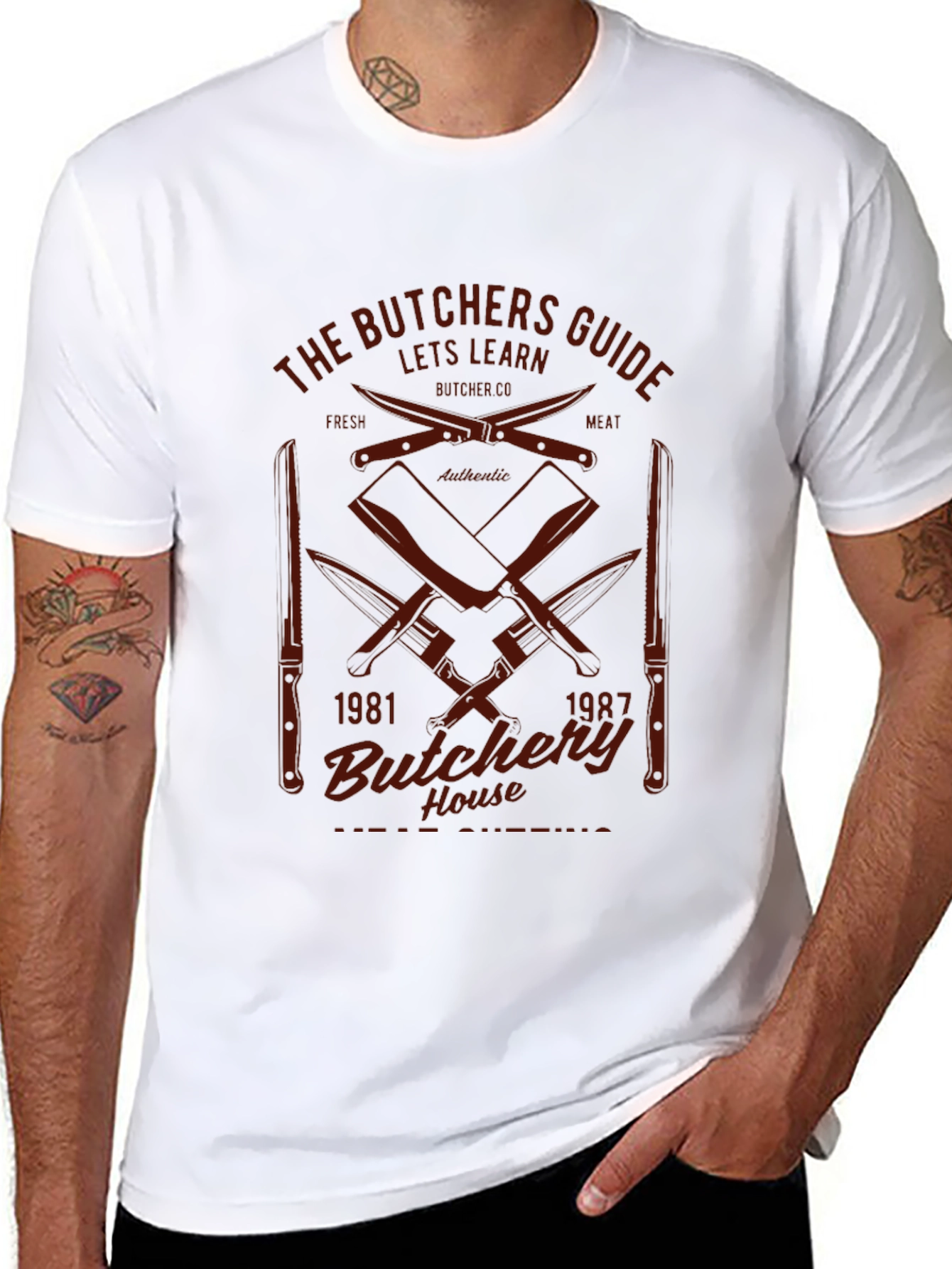 Butchers Guide Black Graphic Tee