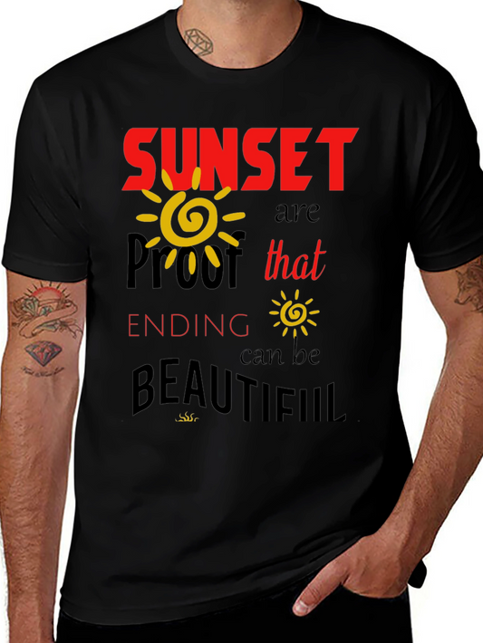 Sunset Proof Inspirational Graphic T-Shirt