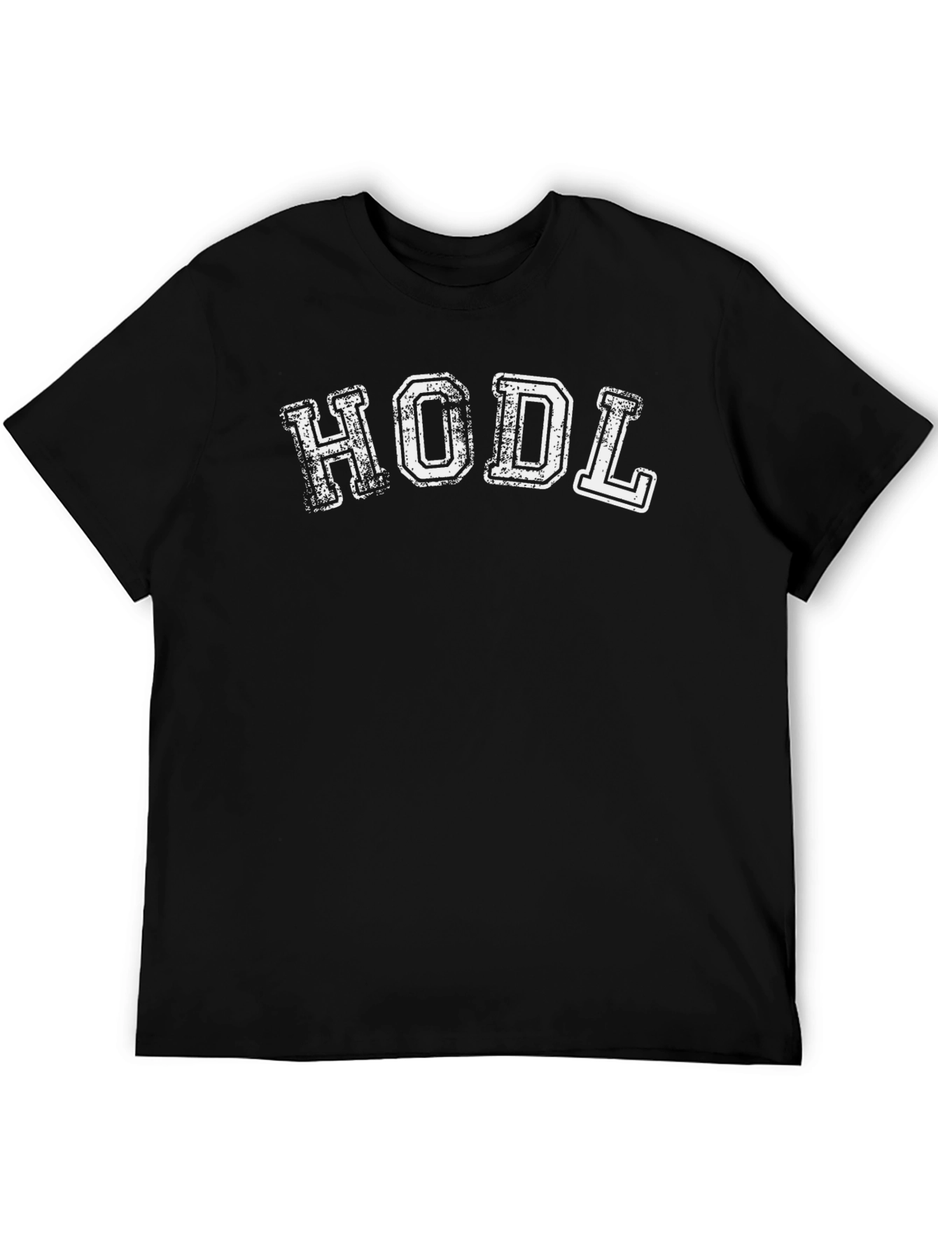 HODL Crypto Investor Black Cotton Tee