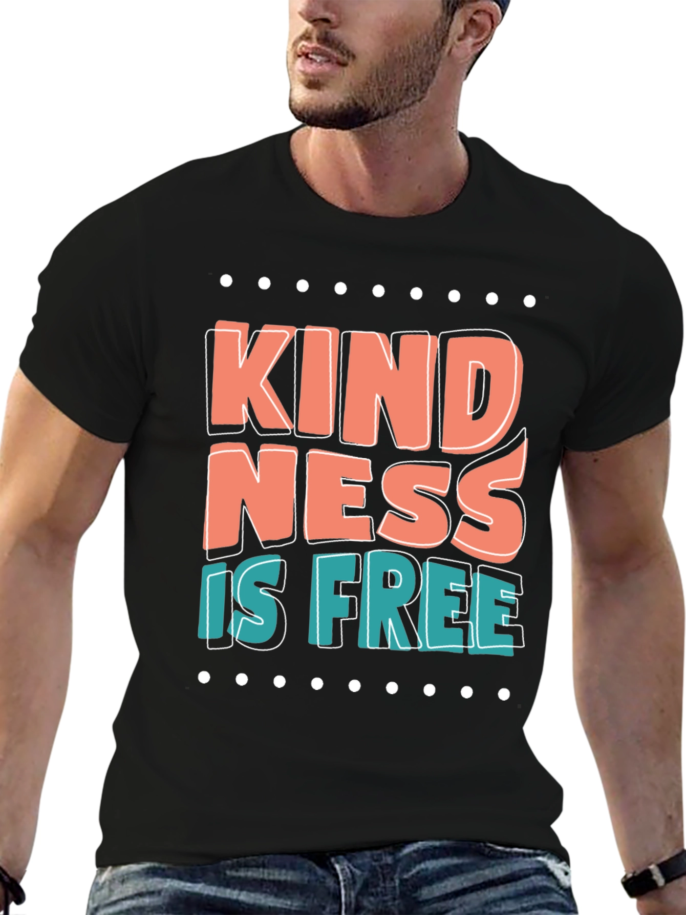 Kindness Is Free Graphic Tee - Stylish Casual Shirt