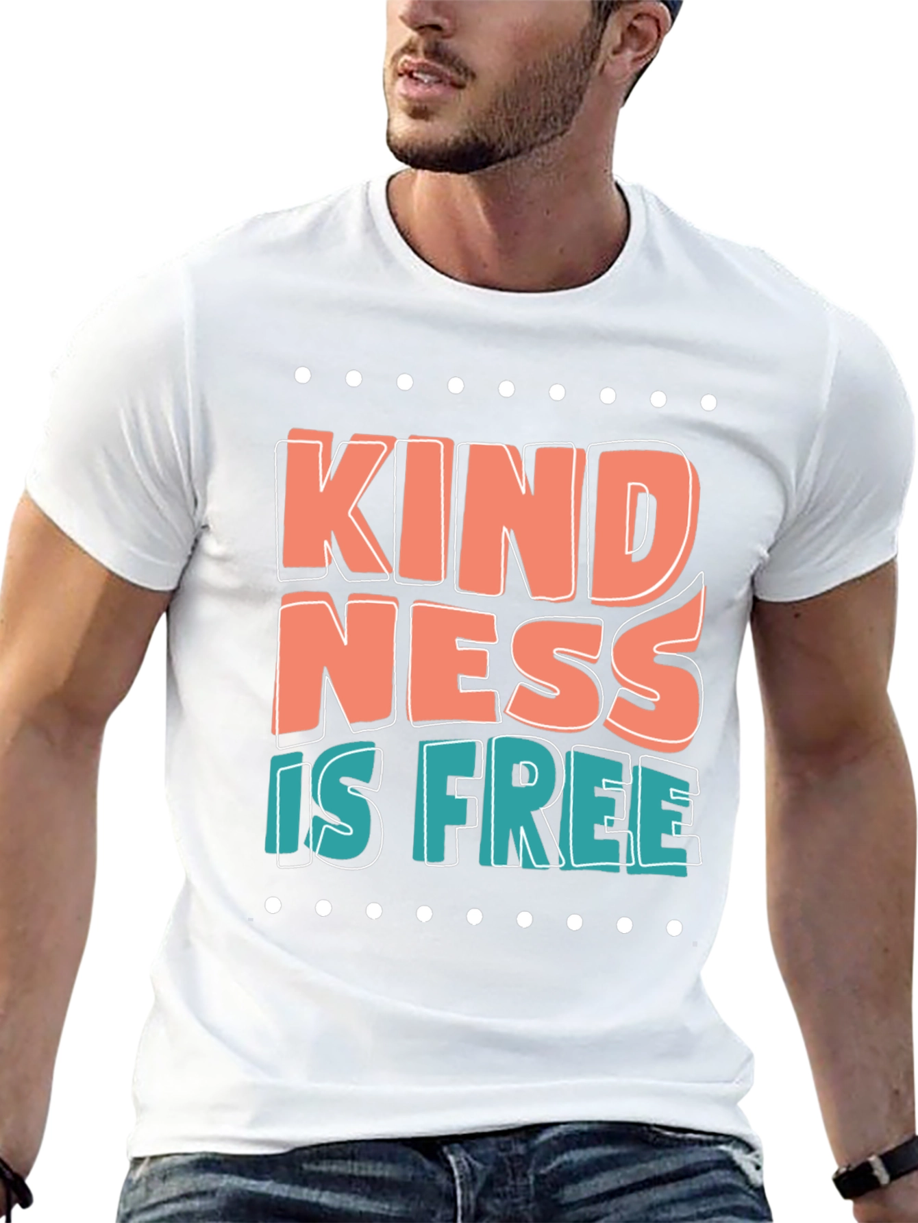 Kindness Is Free Graphic Tee - Stylish Casual Shirt
