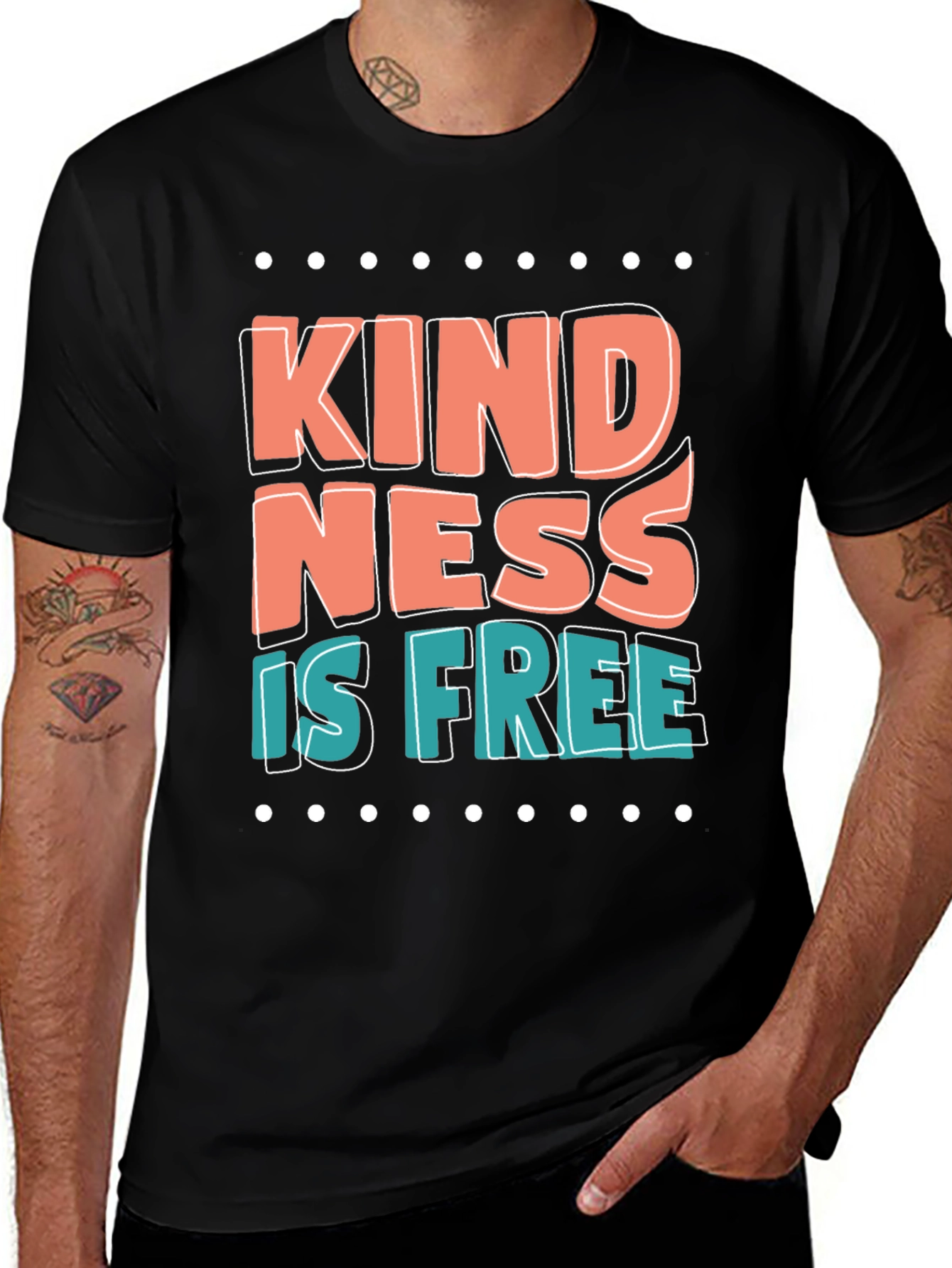 Kindness Is Free Graphic Tee - Stylish Casual Shirt