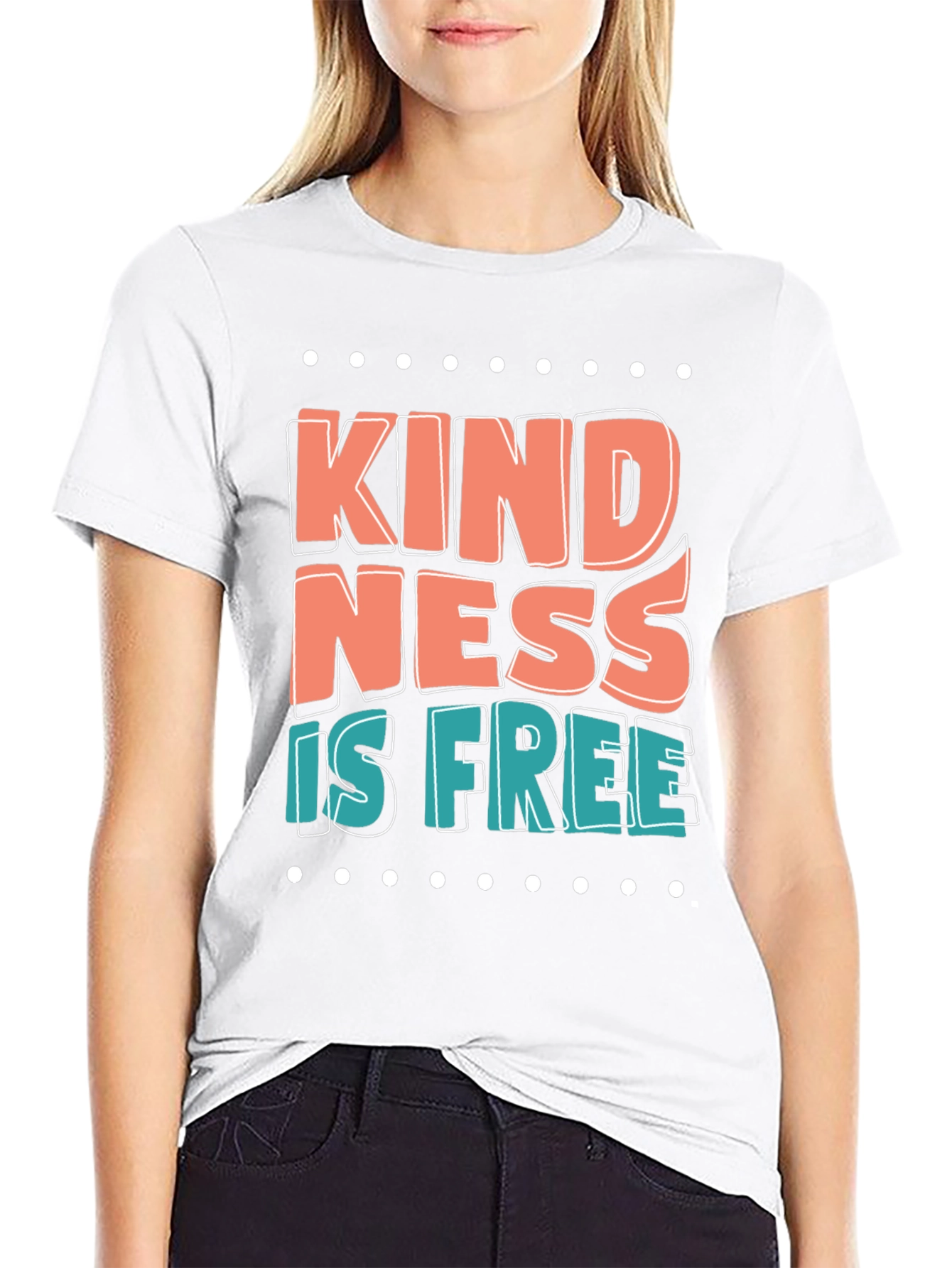 Kindness Is Free Graphic Tee - Stylish Casual Shirt