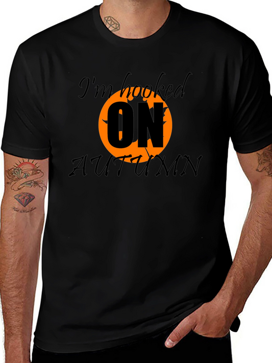 Autumn Hooked Graphic Tee - Fall Fashion