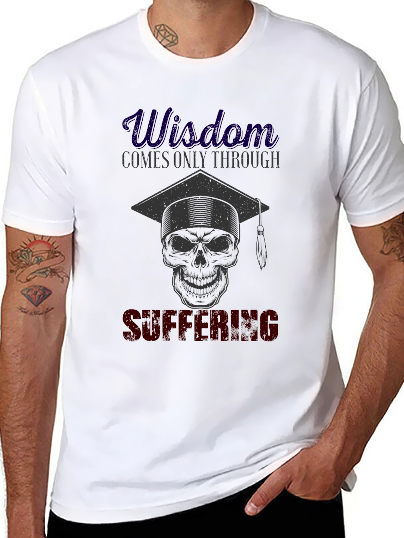 Wisdom Through Suffering Graphic T-Shirt