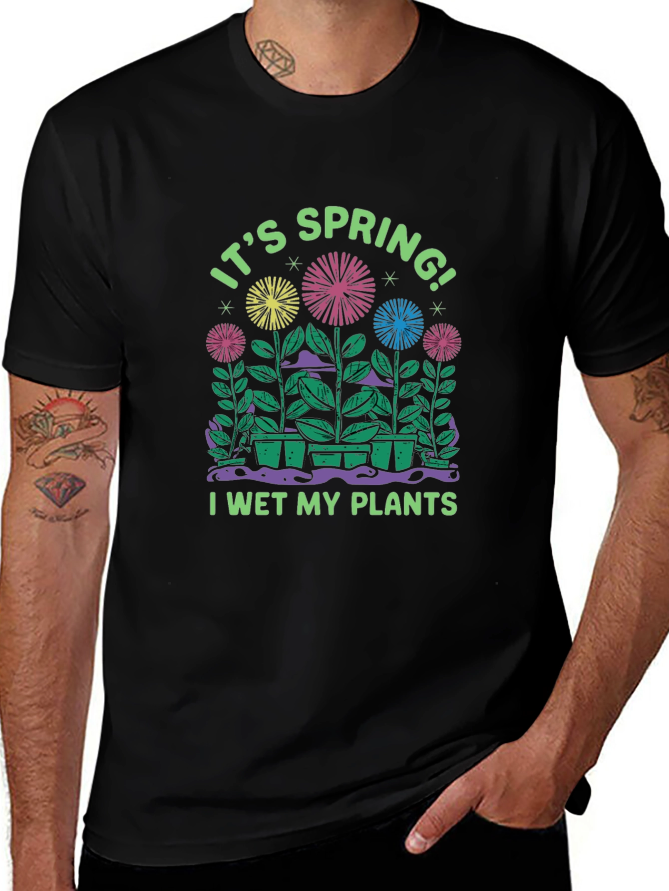 Its Spring! I Wet My Plants T-Shirt