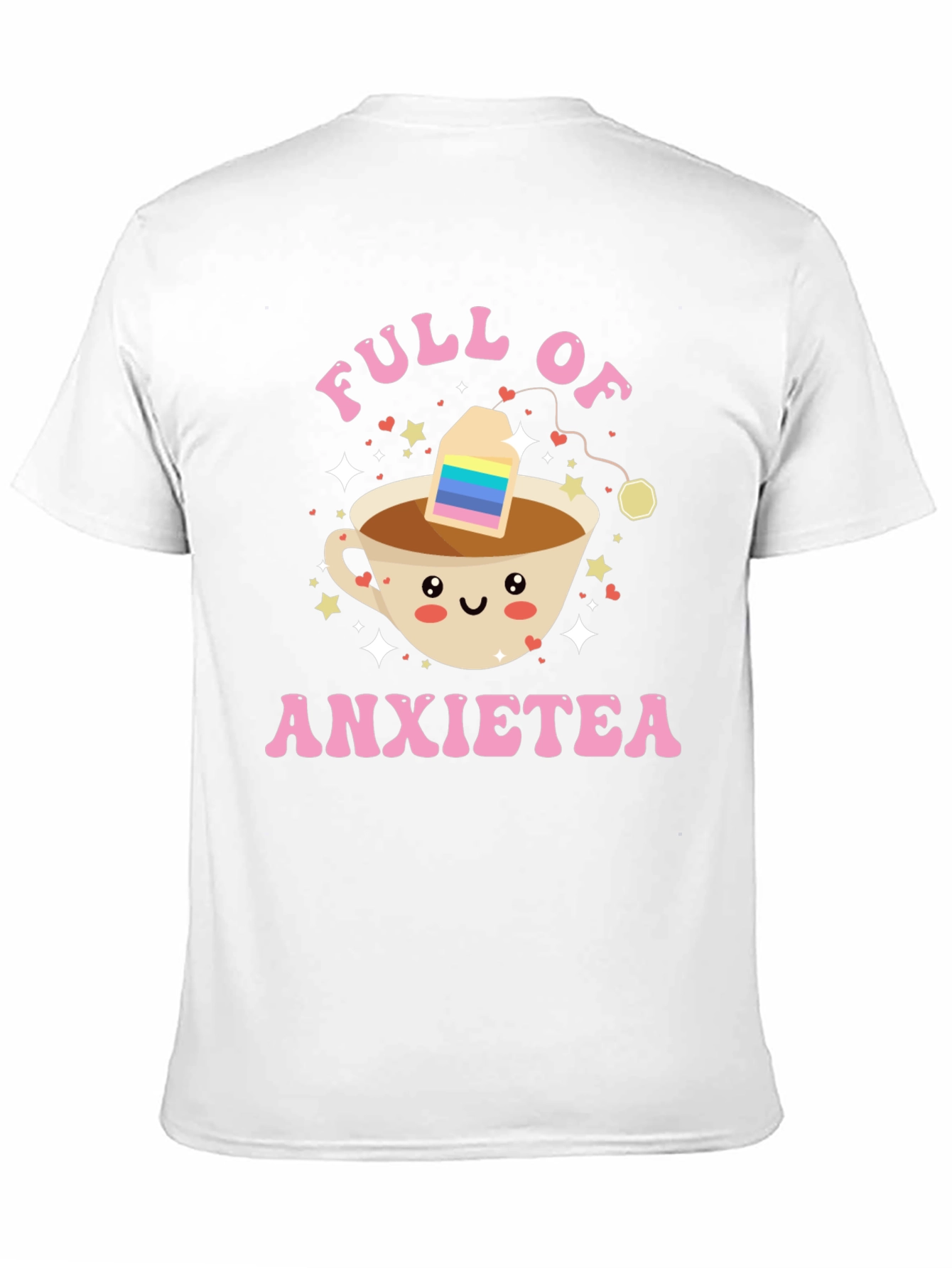 Full of Anxietea T-Shirt Funny Cute Tee
