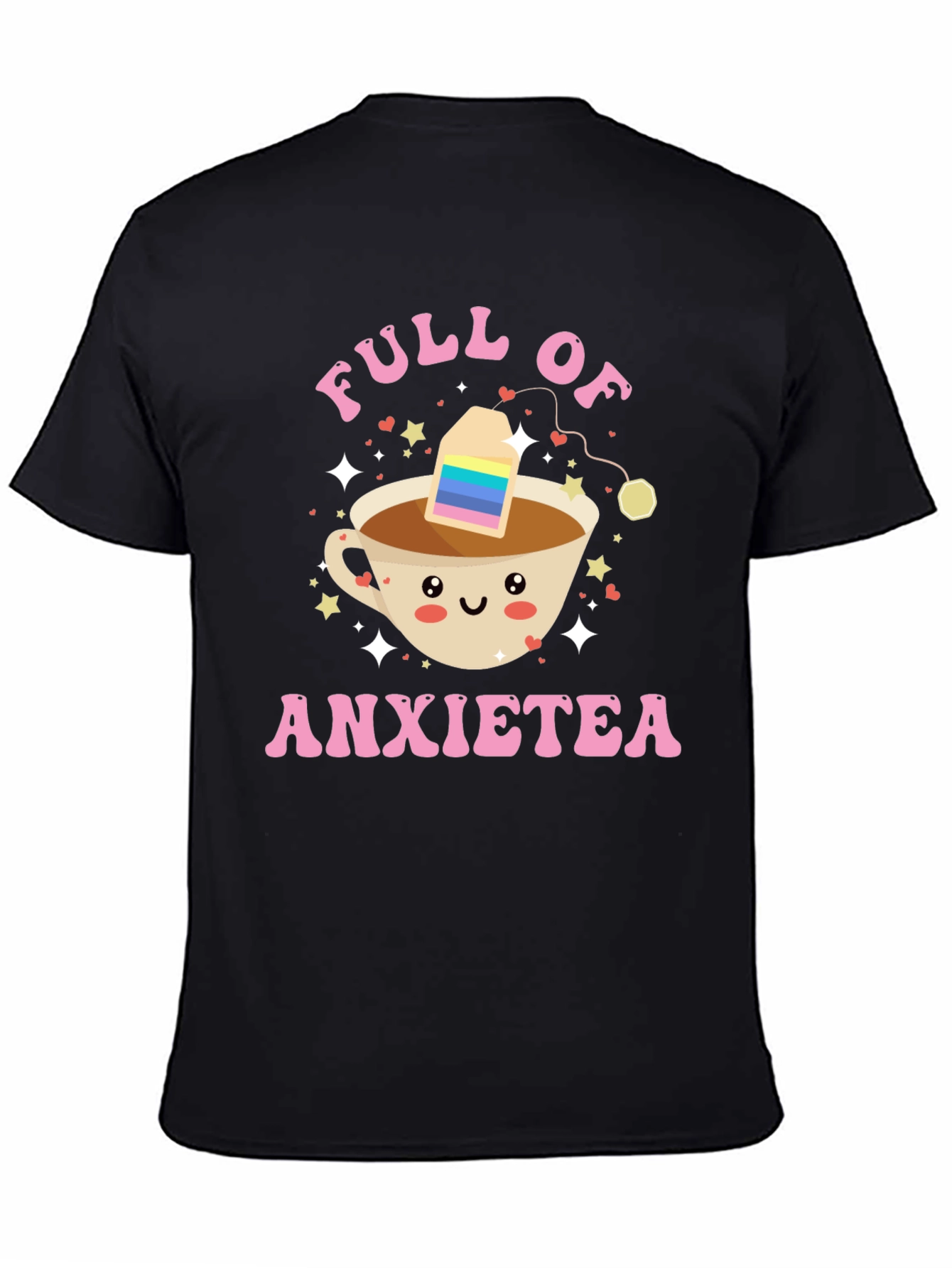 Full of Anxietea T-Shirt Funny Cute Tee