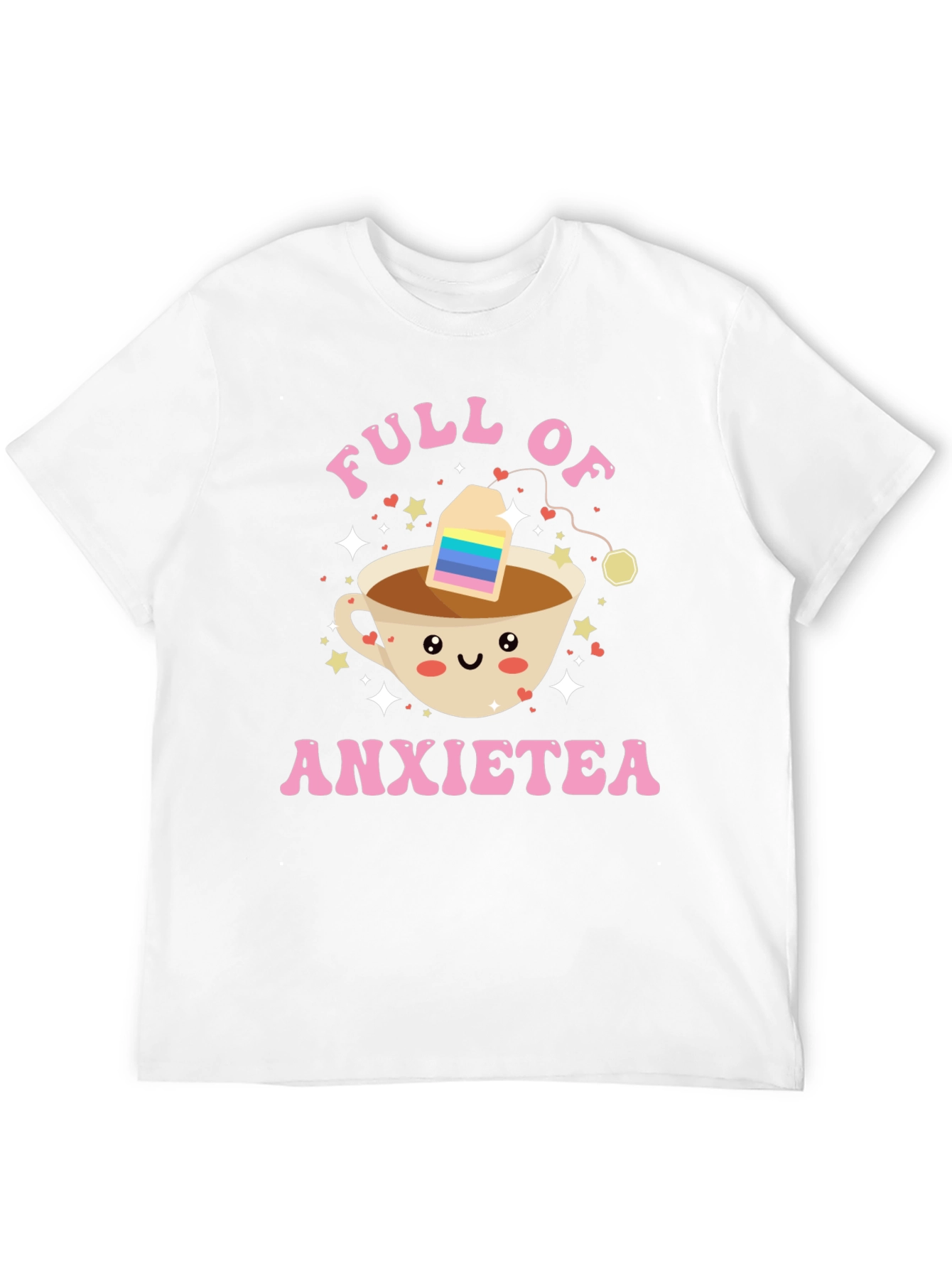 Full of Anxietea T-Shirt Funny Cute Tee