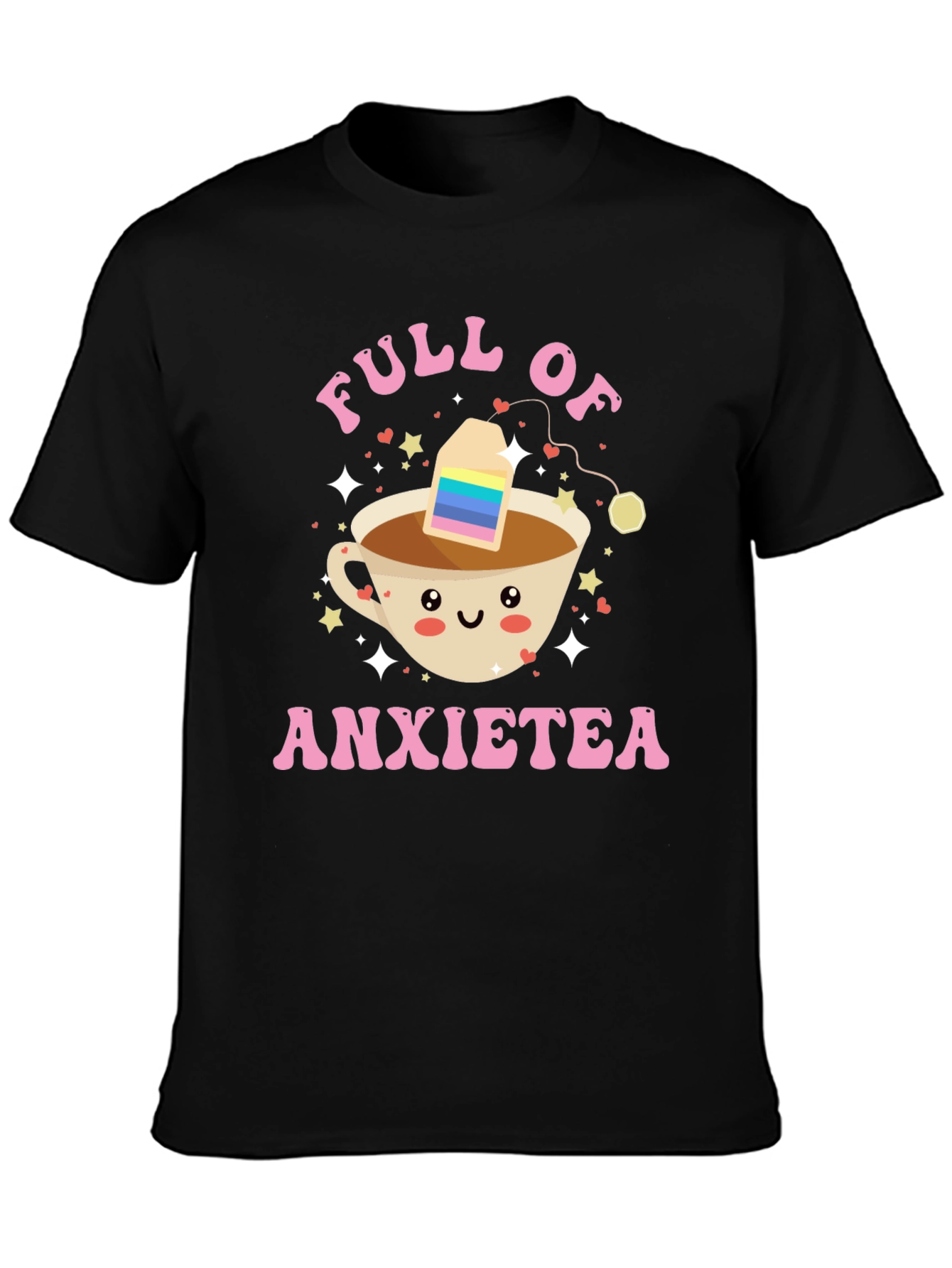 Full of Anxietea T-Shirt Funny Cute Tee