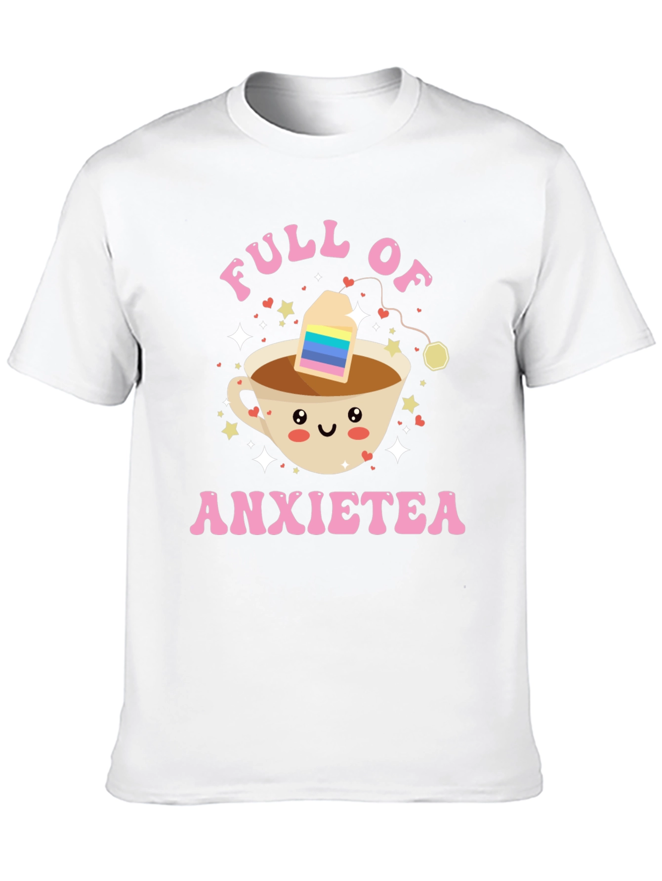 Full of Anxietea T-Shirt Funny Cute Tee