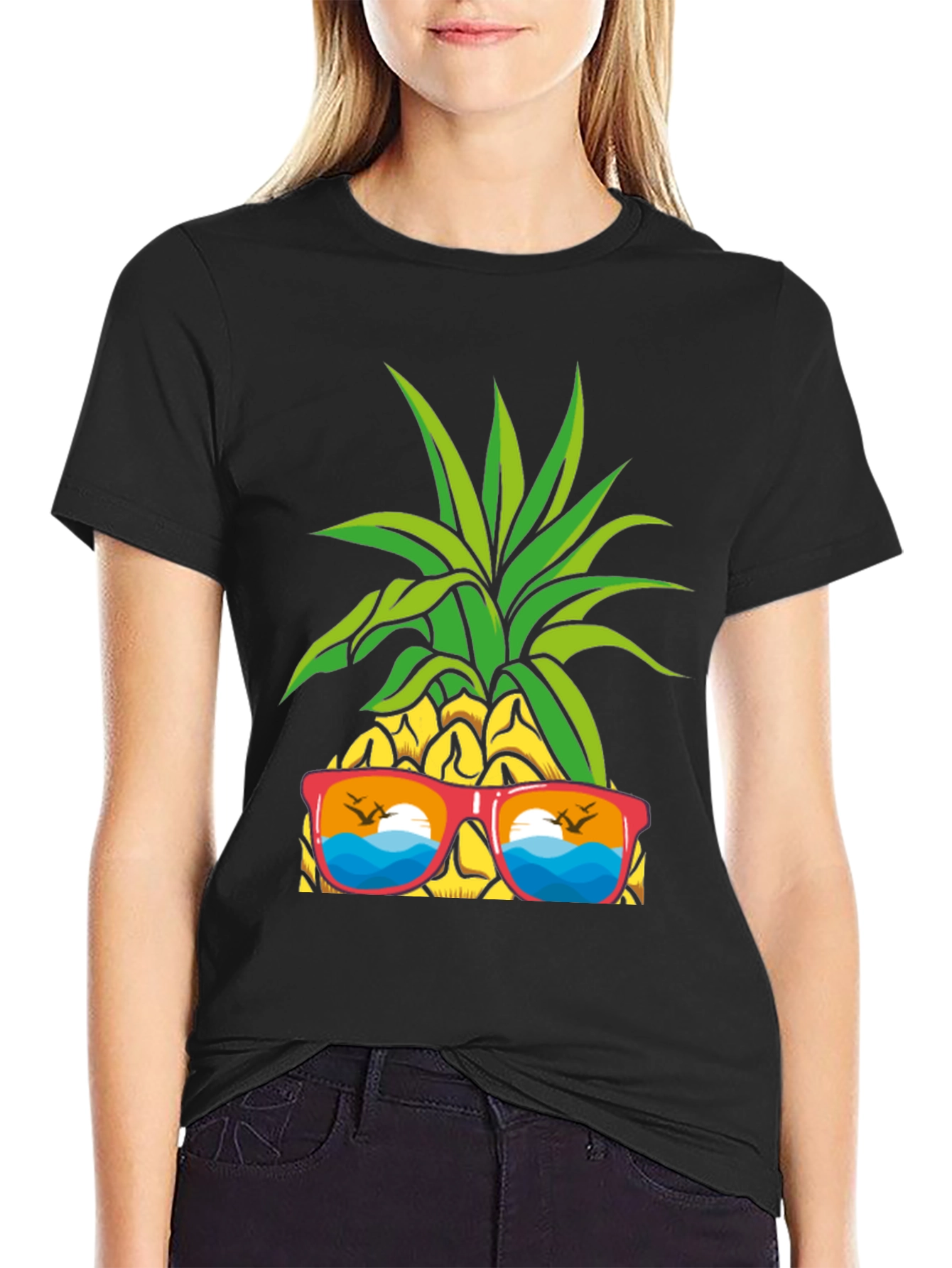 Cool Pineapple Sunglasses T-Shirt