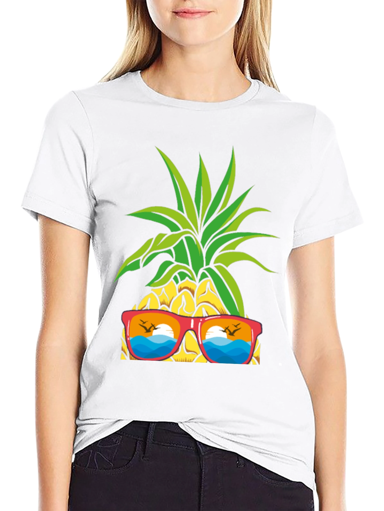 Cool Pineapple Sunglasses T-Shirt