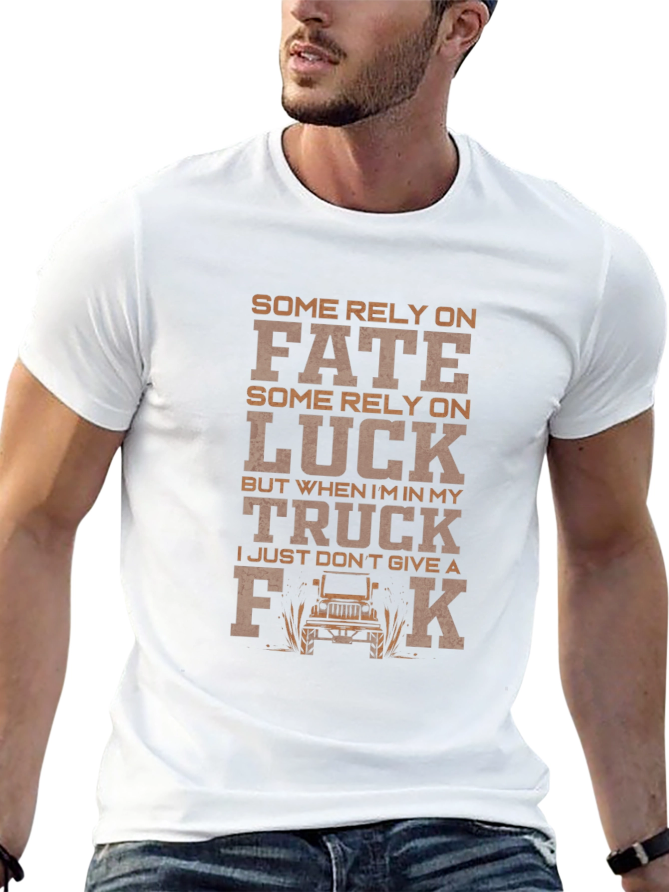 Fate Luck Truck Graphic T-Shirt