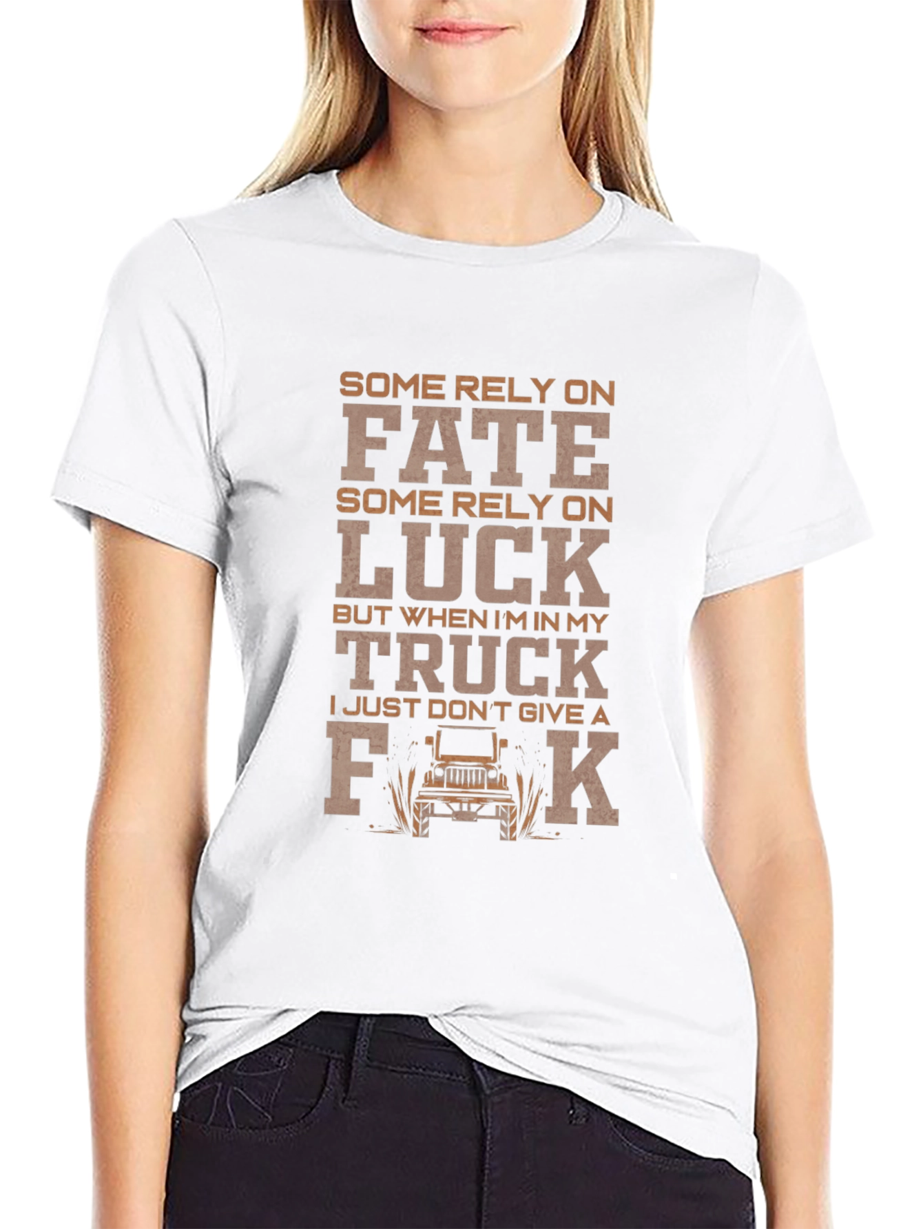 Fate Luck Truck Graphic T-Shirt