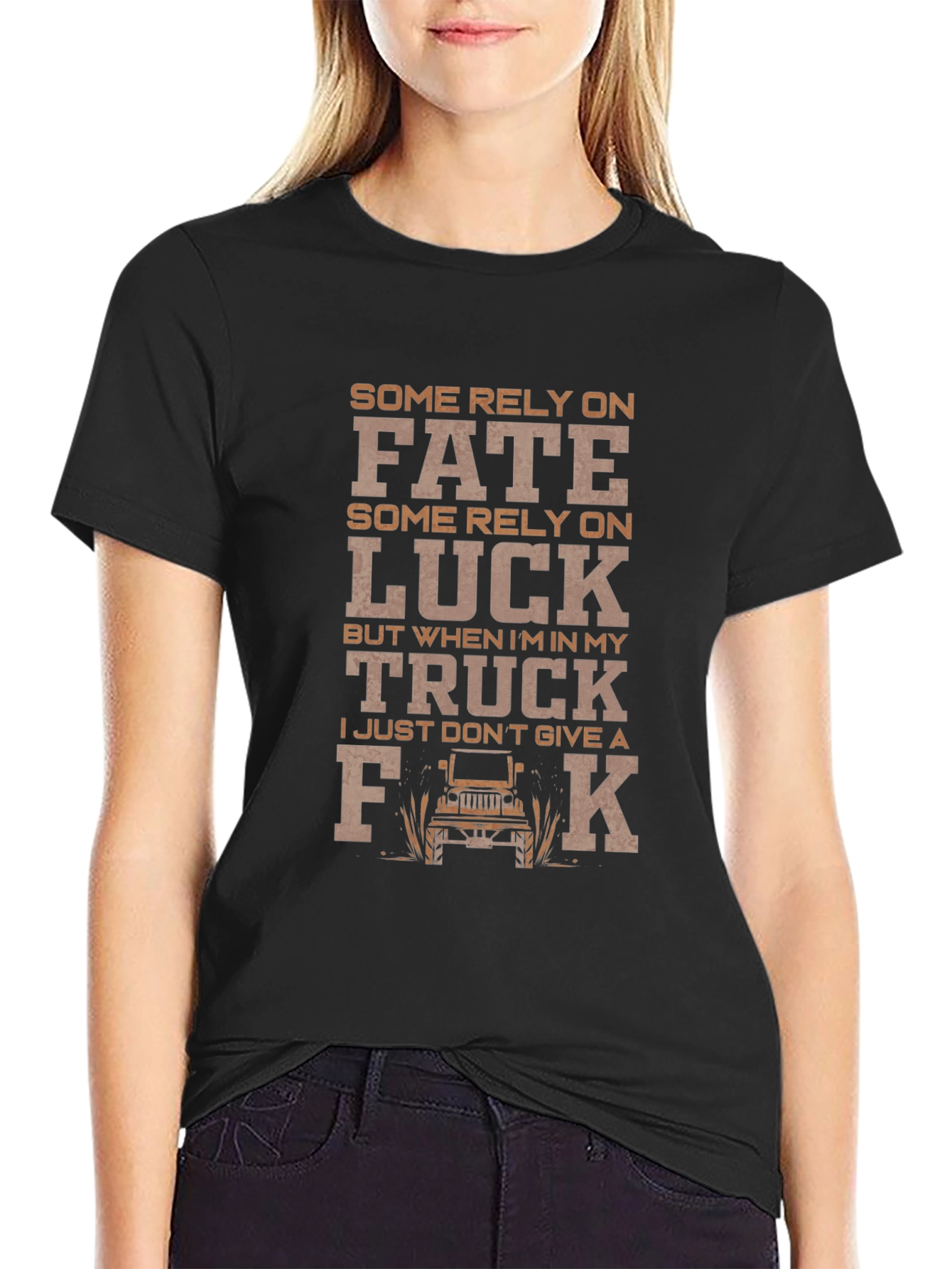 Fate Luck Truck Graphic T-Shirt