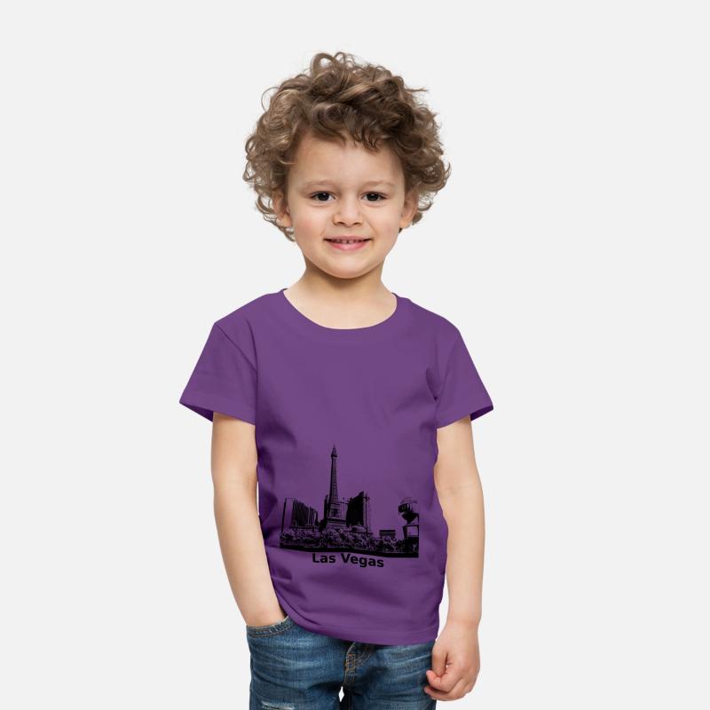 Las Vegas panoramic view in black