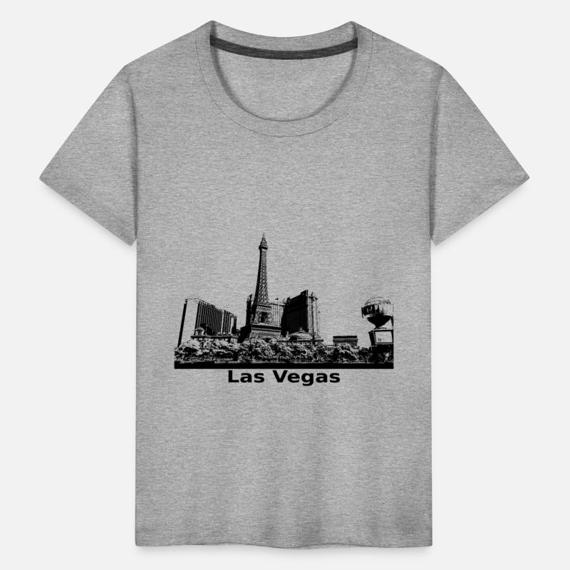 Las Vegas panoramic view in black