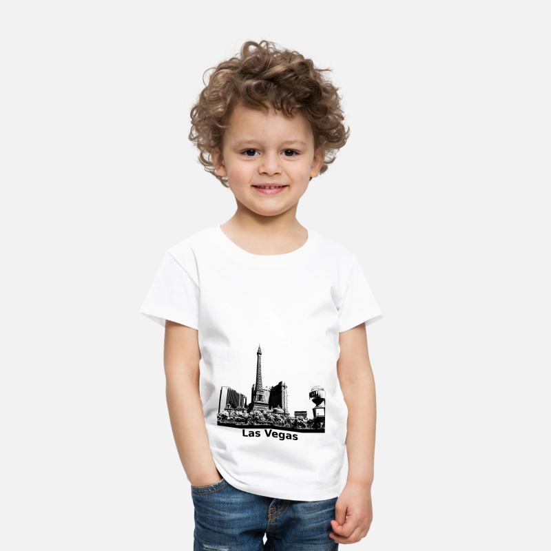 Las Vegas panoramic view in black