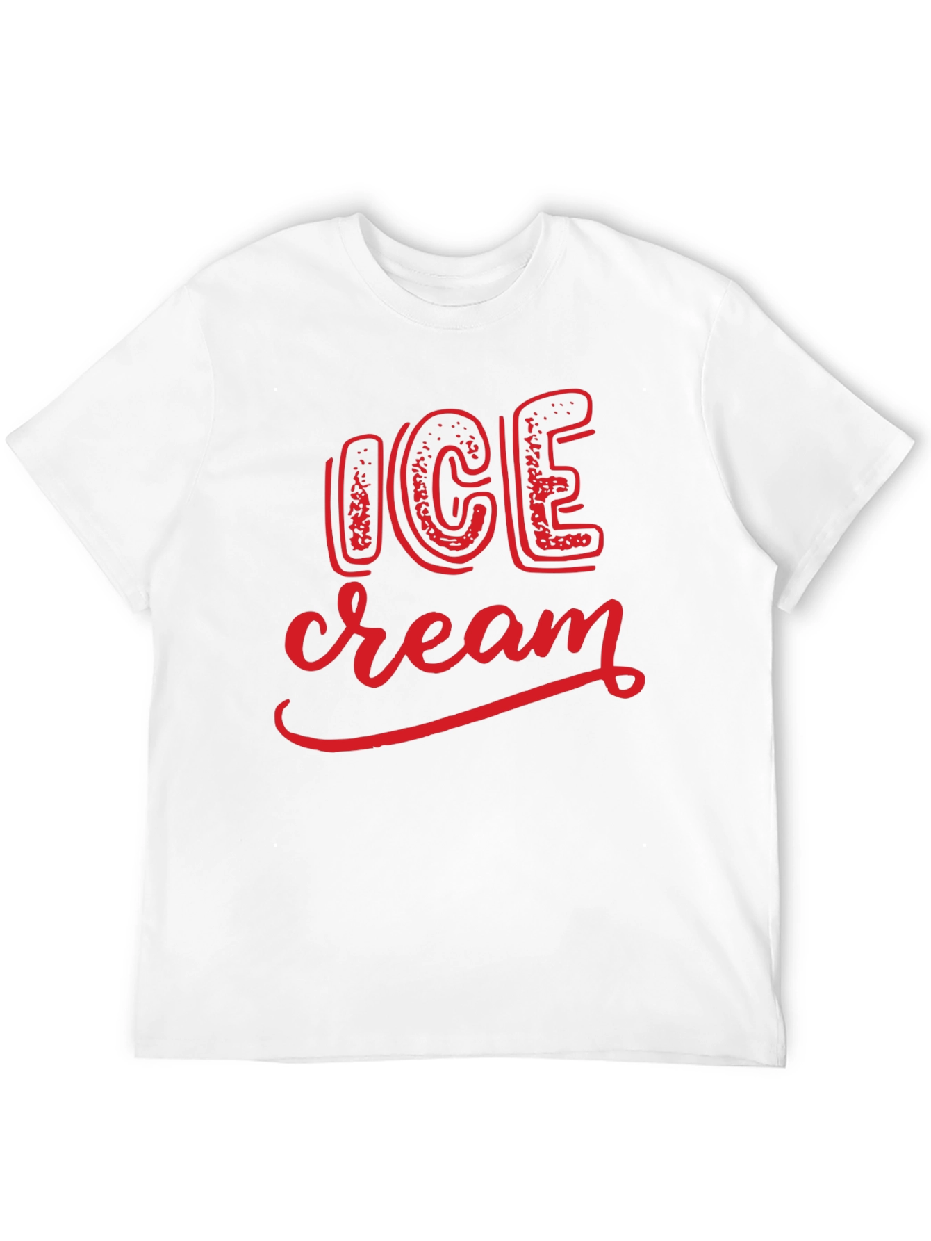 Ice Cream Graphic Tee - Black Casual Shirt