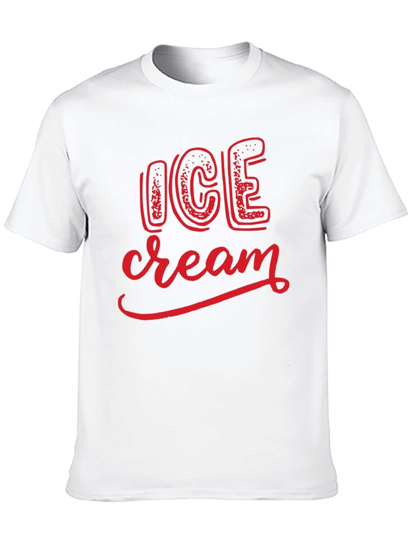 Ice Cream Graphic Tee - Black Casual Shirt