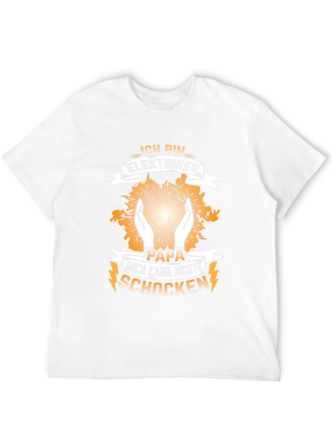 Electrician Papa T-Shirt - Cant Shock Me