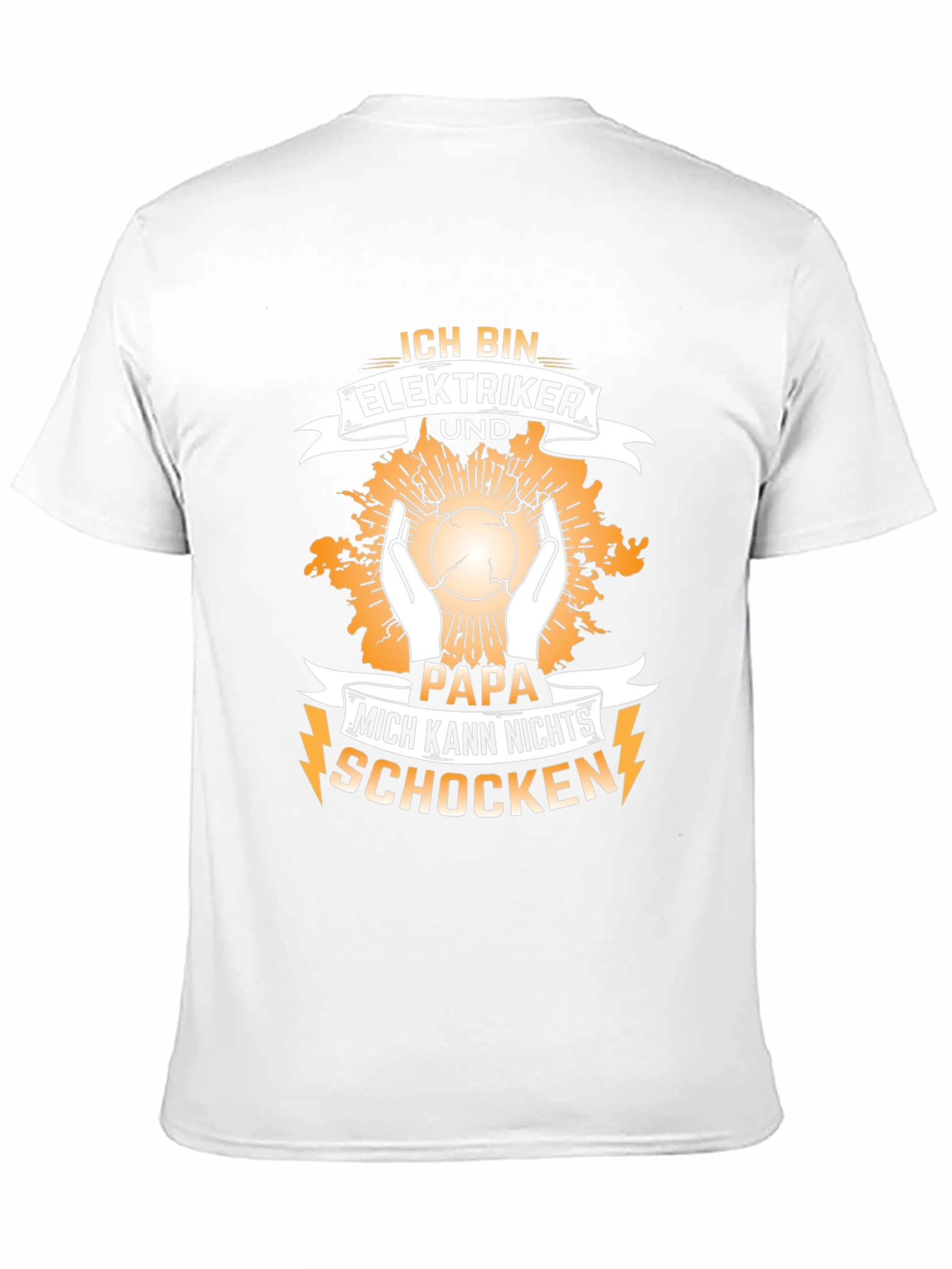 Electrician Papa T-Shirt - Cant Shock Me