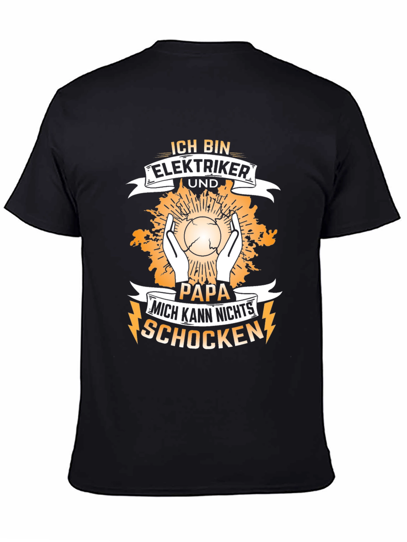 Electrician Papa T-Shirt - Cant Shock Me
