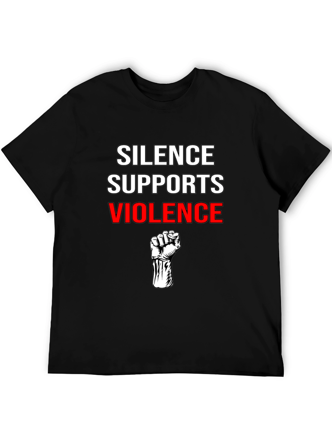 Silence Supports Violence Graphic Tee