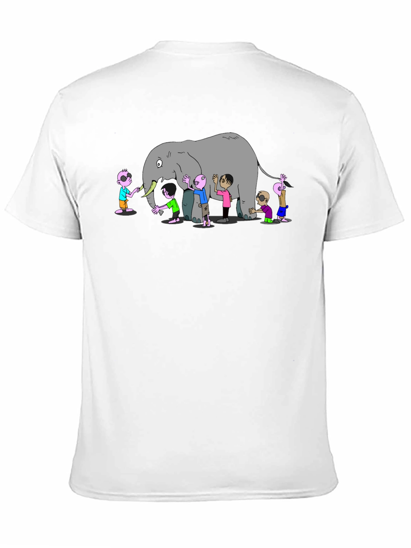 Blind Men & Elephant Graphic T-Shirt