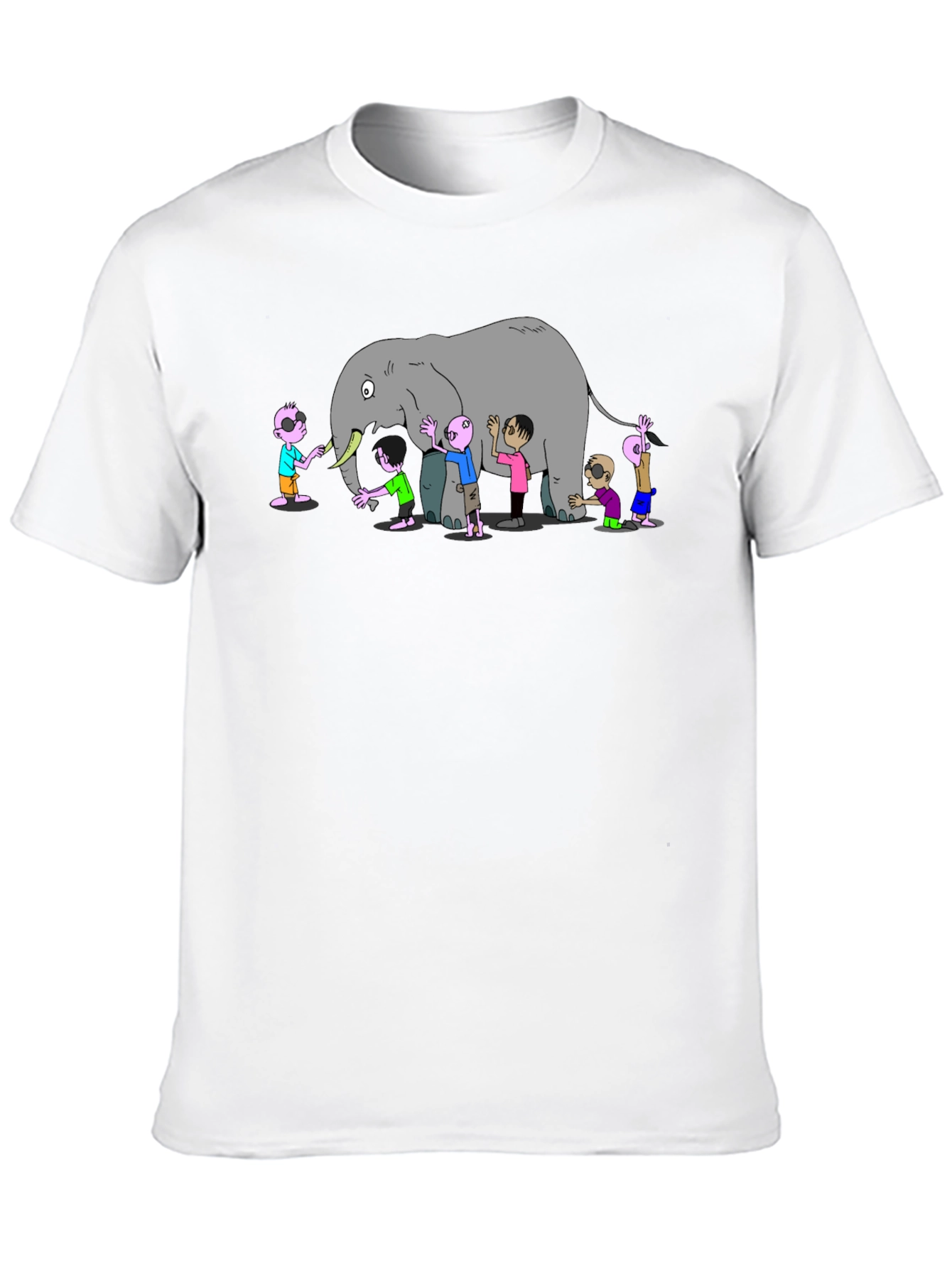 Blind Men & Elephant Graphic T-Shirt