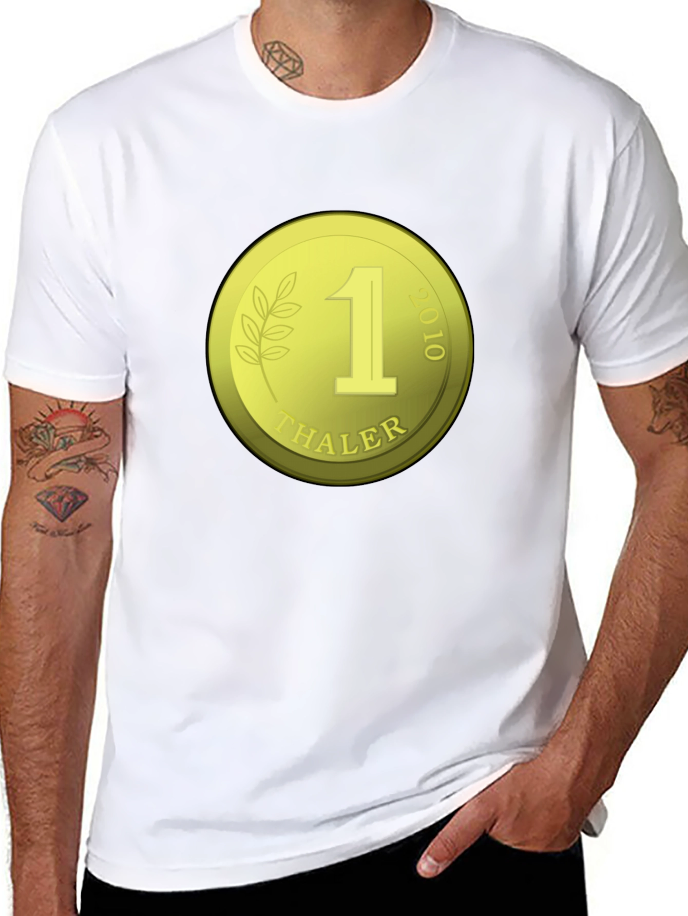 Novelty Coin Design T-Shirt