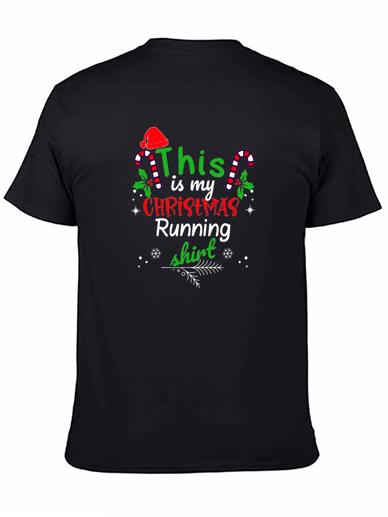Christmas Running Shirt - Holiday Festive Apparel