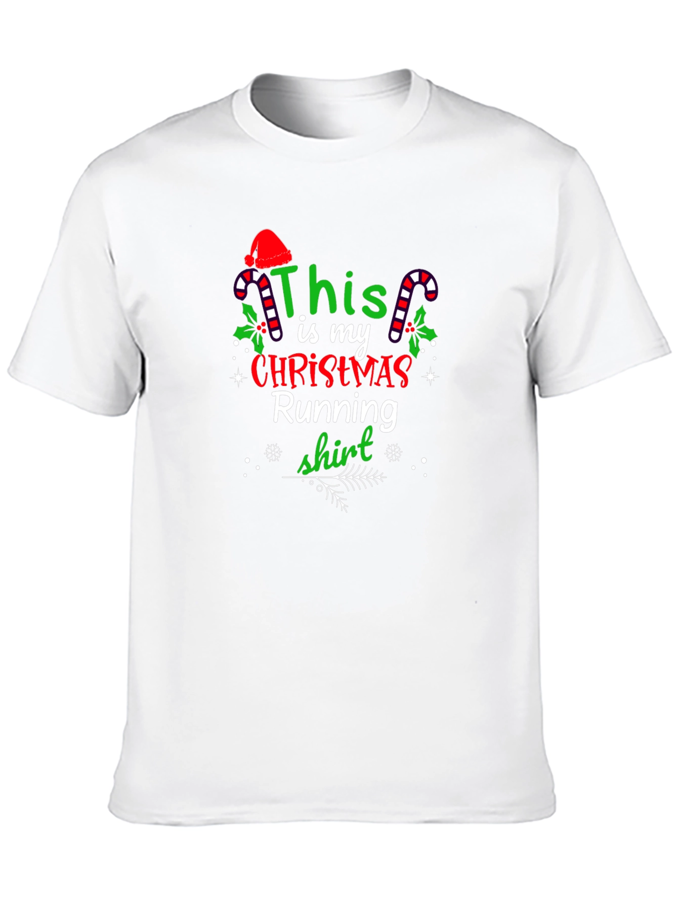 Christmas Running Shirt - Holiday Festive Apparel