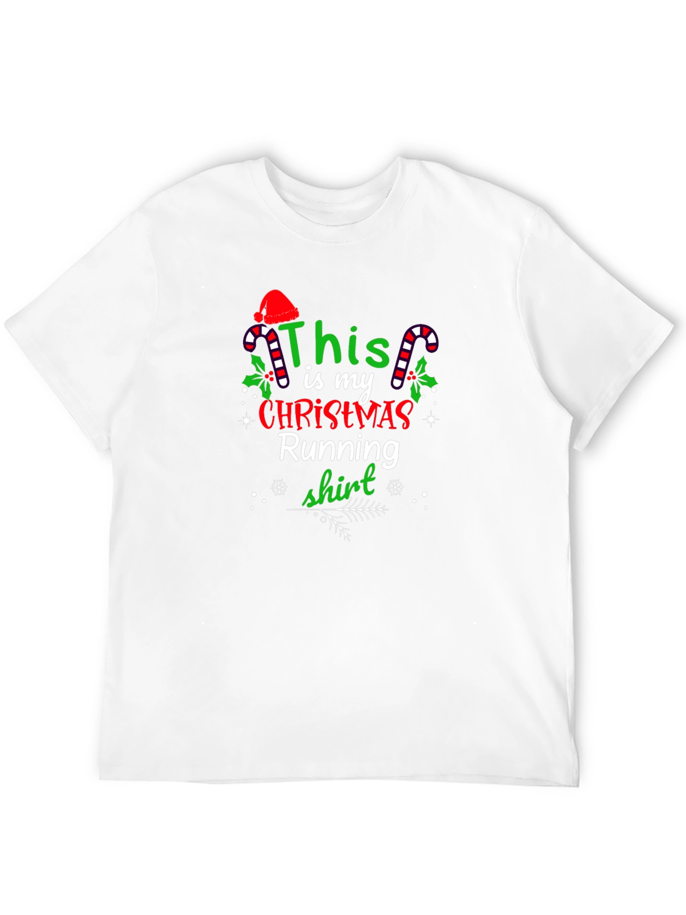 Christmas Running Shirt - Holiday Festive Apparel