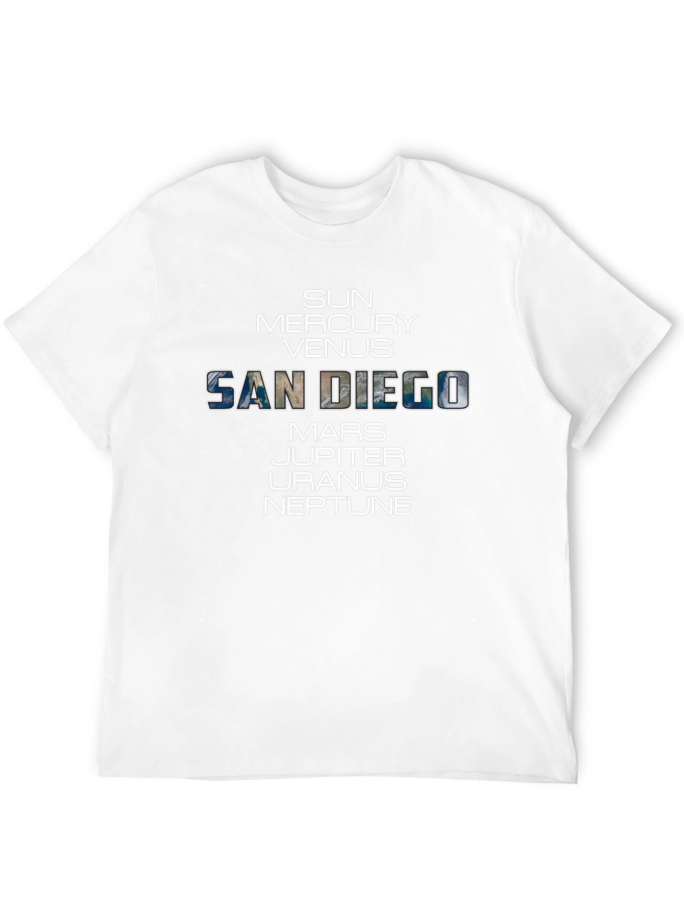 San Diego Solar System T-Shirt - Space City Tee