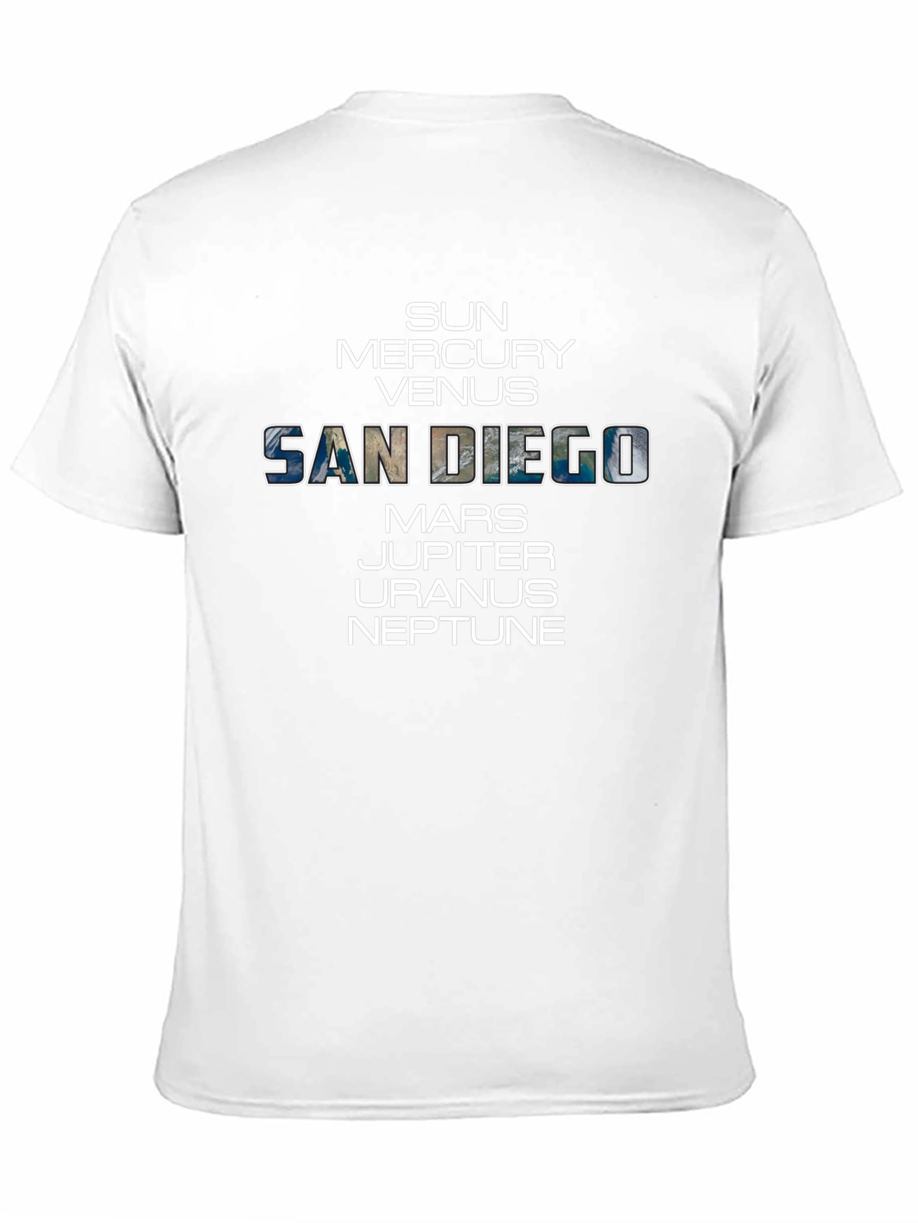 San Diego Solar System T-Shirt - Space City Tee