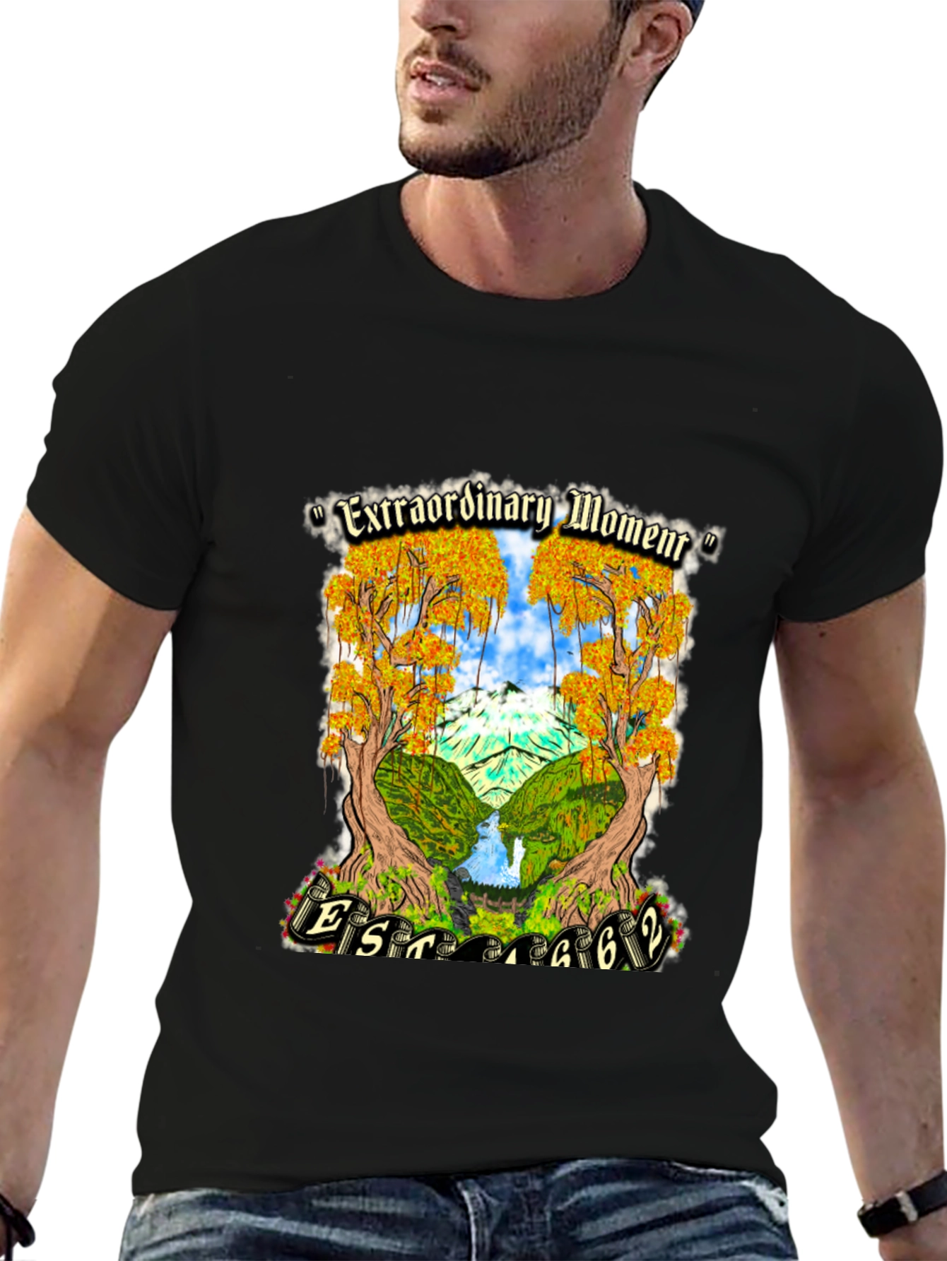 Extraordinary Moment Graphic T-Shirt