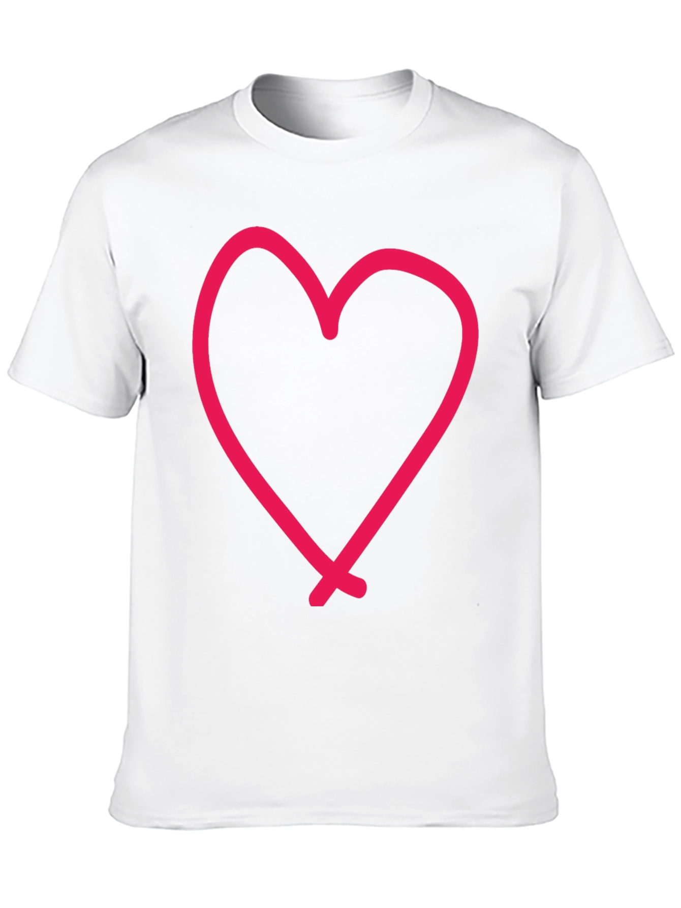 Heart Graphic Black T-Shirt