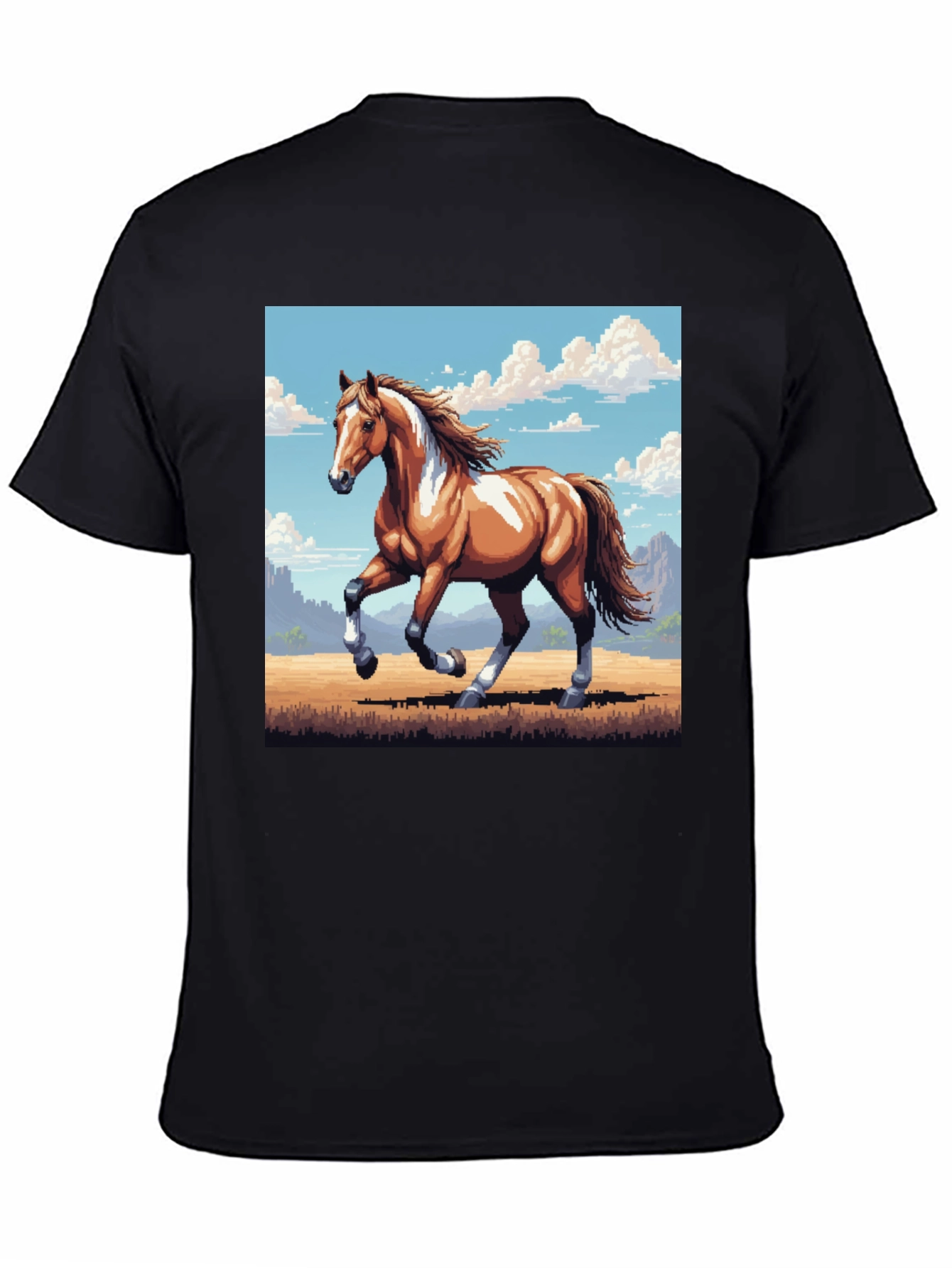 Horse T-Shirt - Pixel Art Style