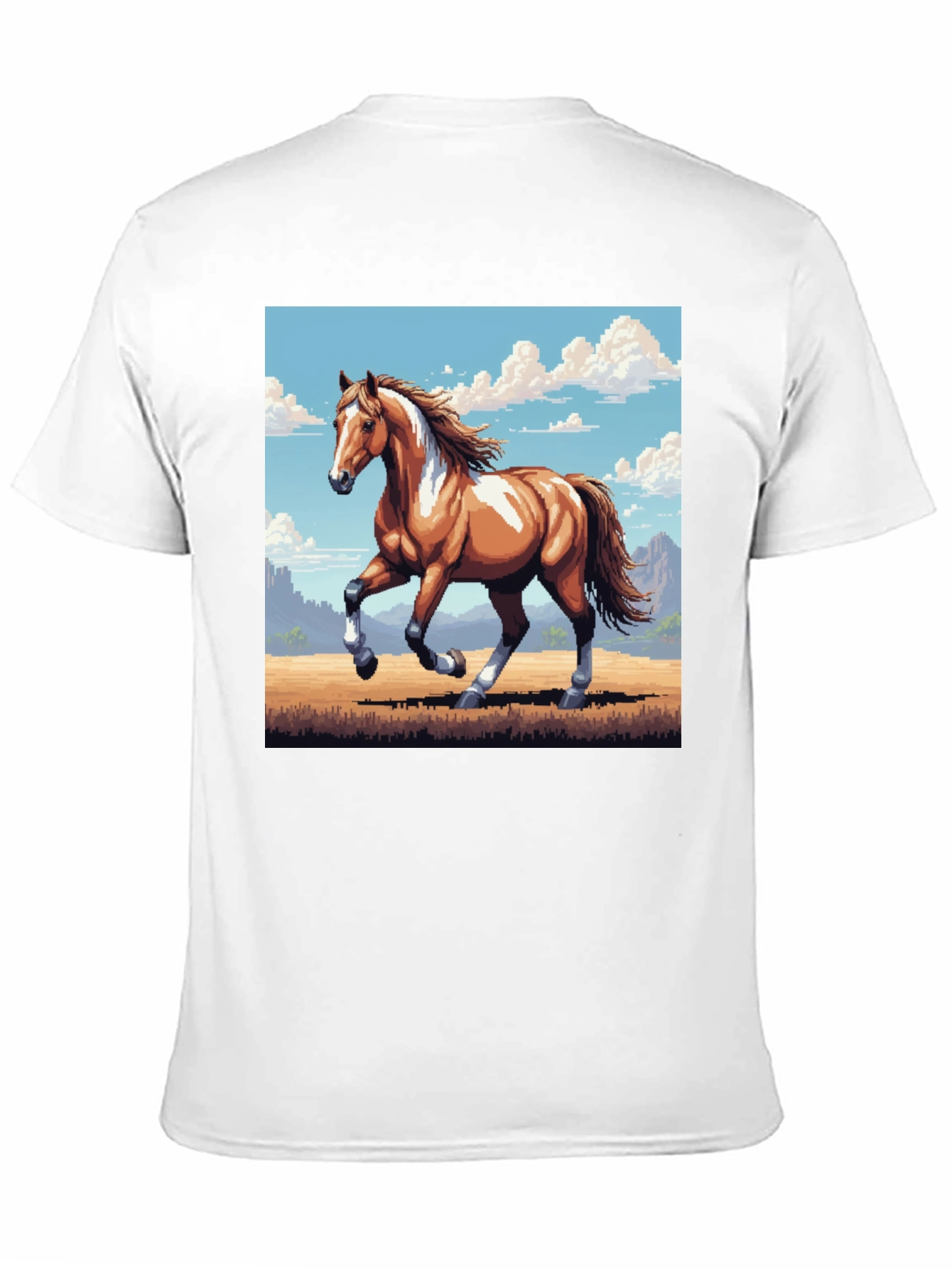 Horse T-Shirt - Pixel Art Style