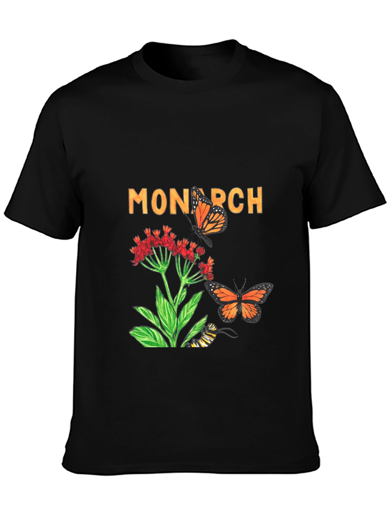 Monarch Butterfly Graphic T-Shirt - Nature Lovers Tee