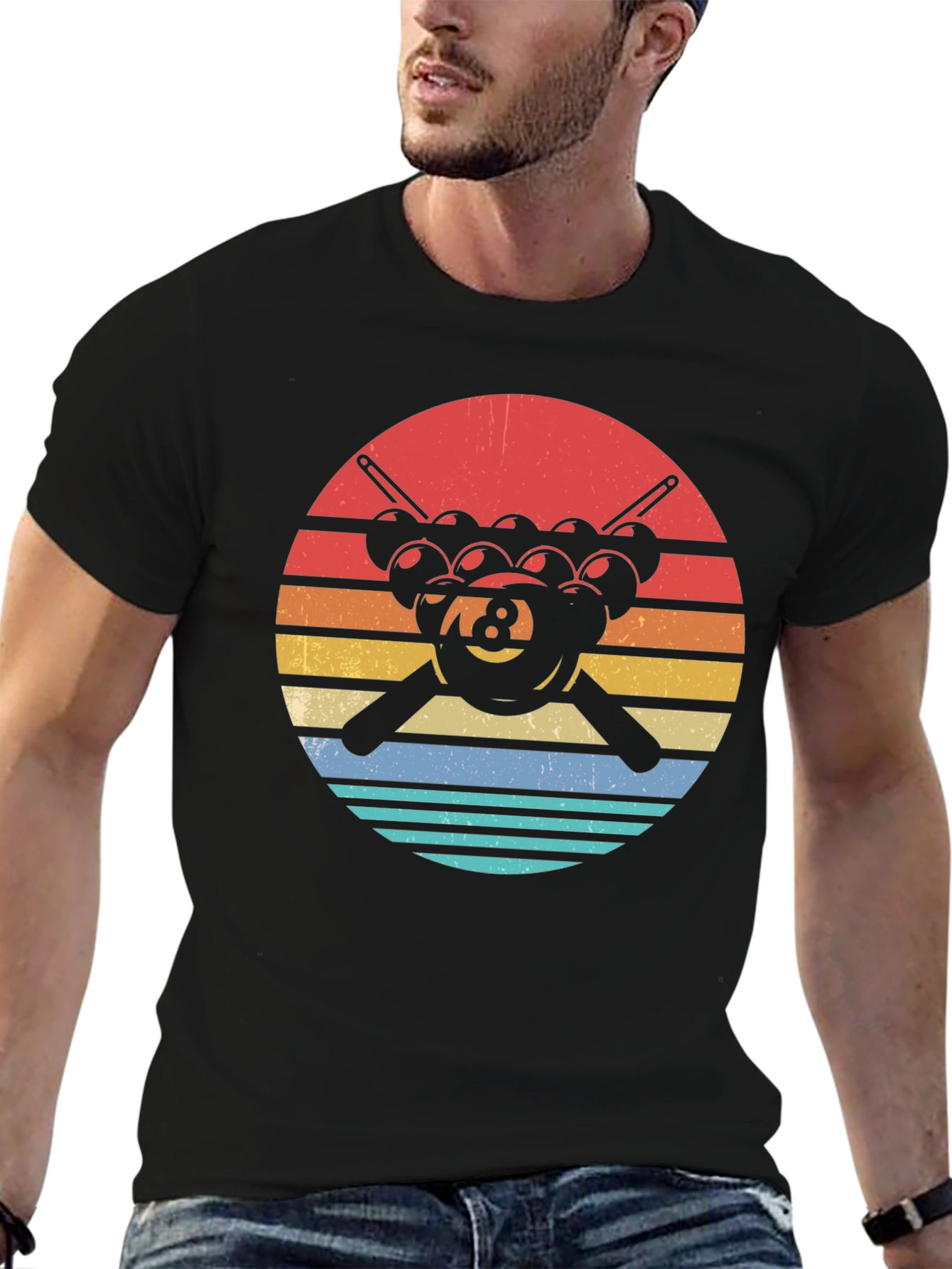 Retro 8 Ball Pool T-Shirt