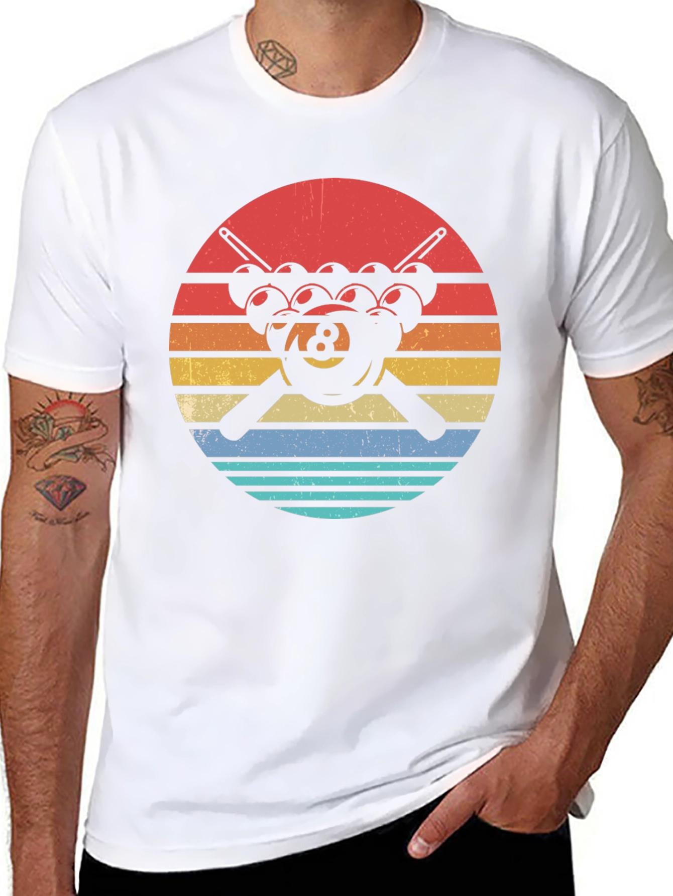 Retro 8 Ball Pool T-Shirt