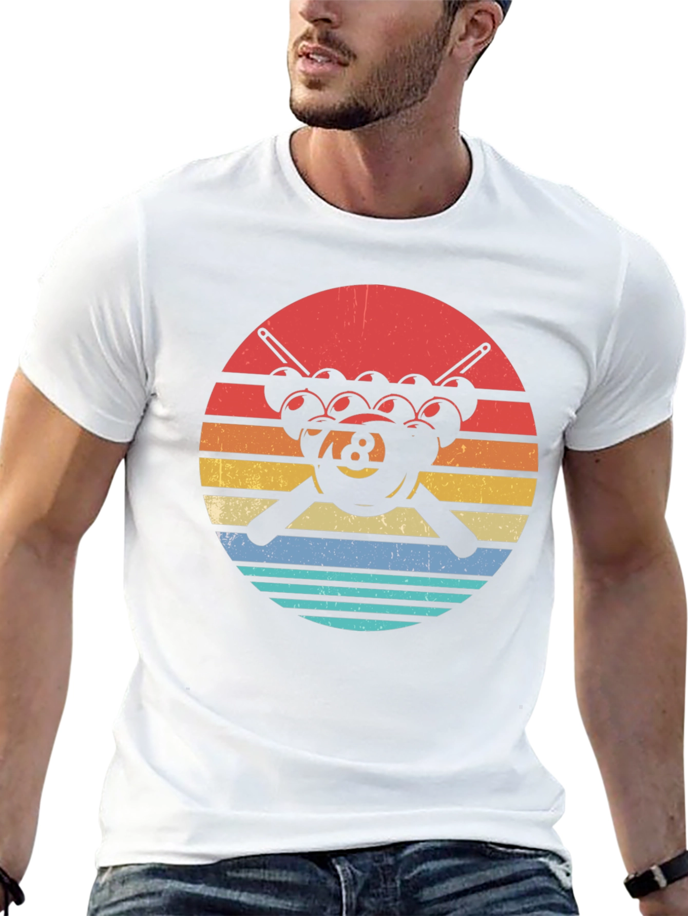 Retro 8 Ball Pool T-Shirt