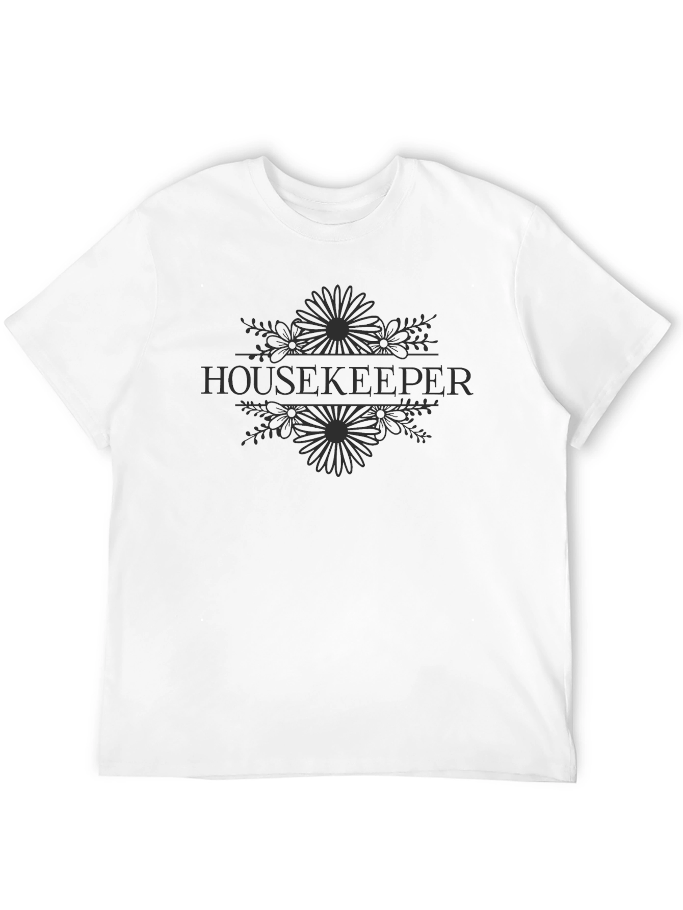 Housekeeper Floral Graphic T-Shirt
